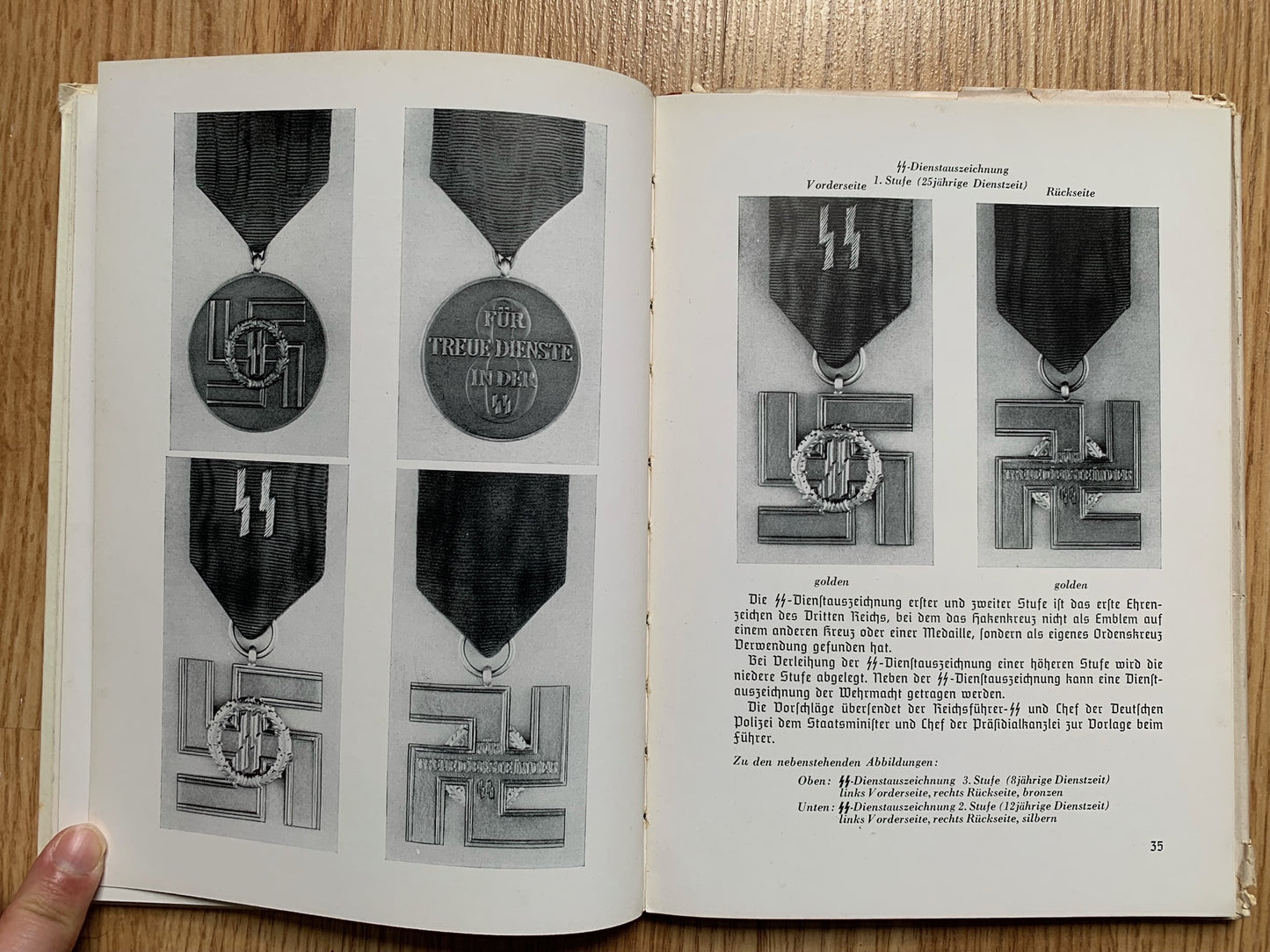 Orden und Ehrenzeichen im Dritten Reich - 1st edition 1939 German reference book