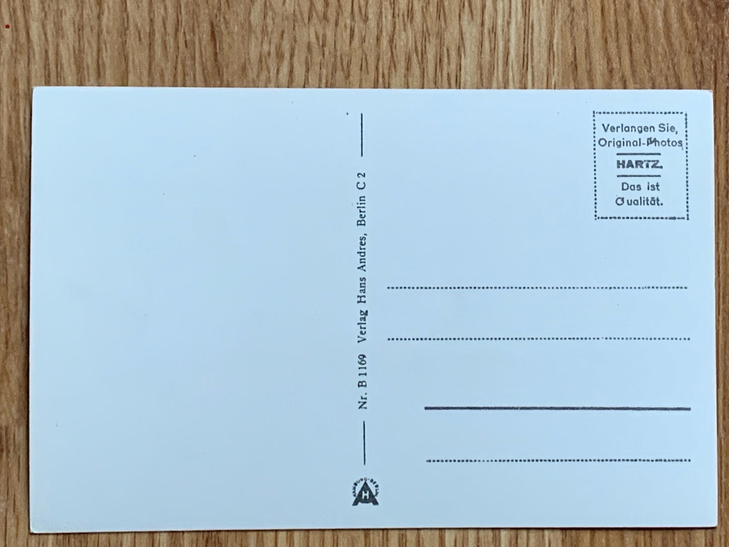 Third Reich German tourism postcard - Berlin