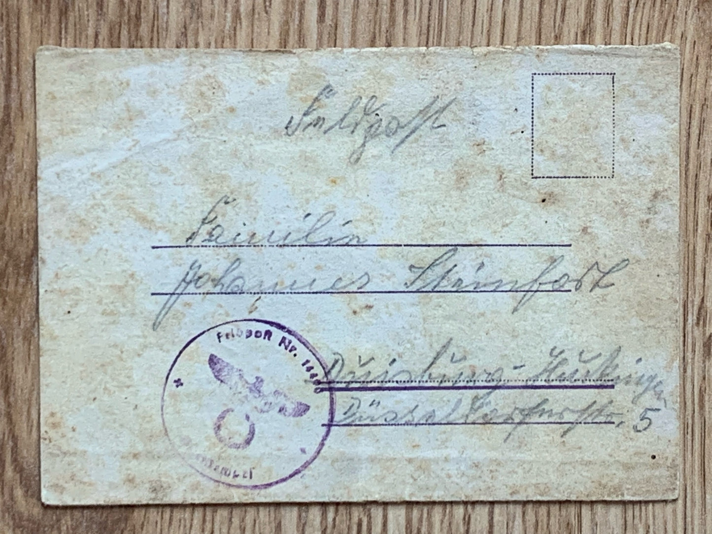 Letter grouping - Panzergrenadier KIA near Stalingrad 1942