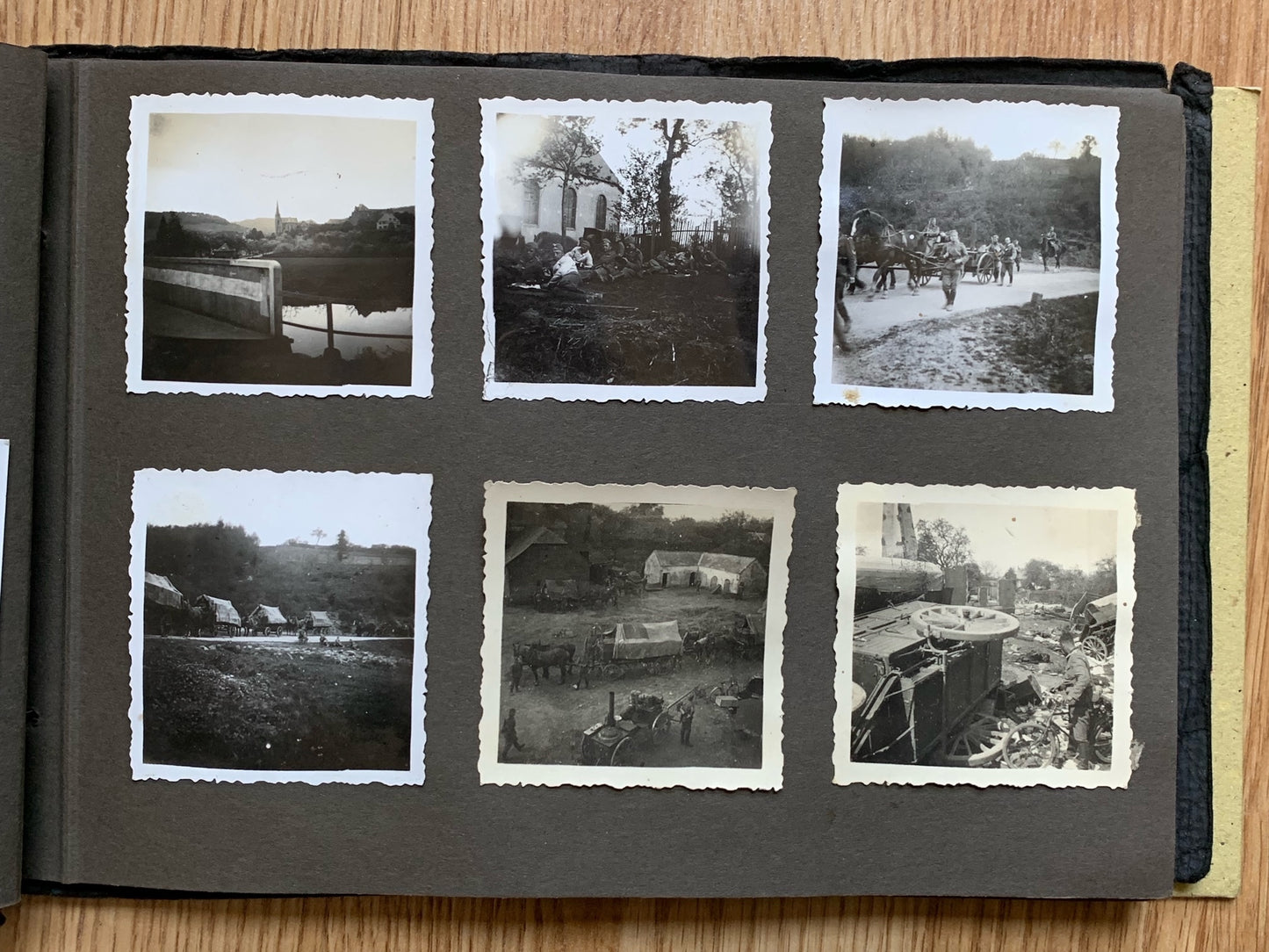 German WW2 photo album, Artillery / French 1940 campaign
