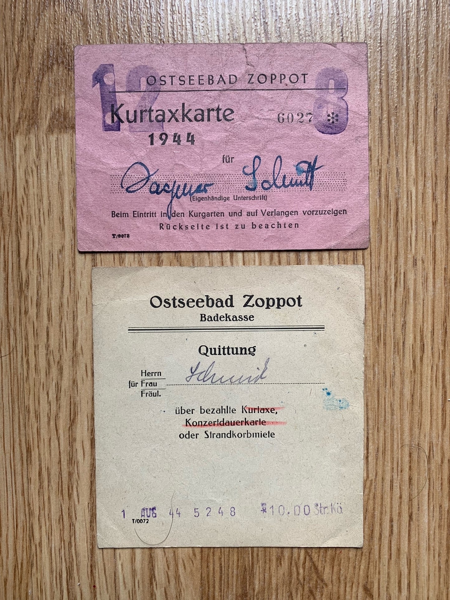 Arbeitsbuch and document grouping - same family