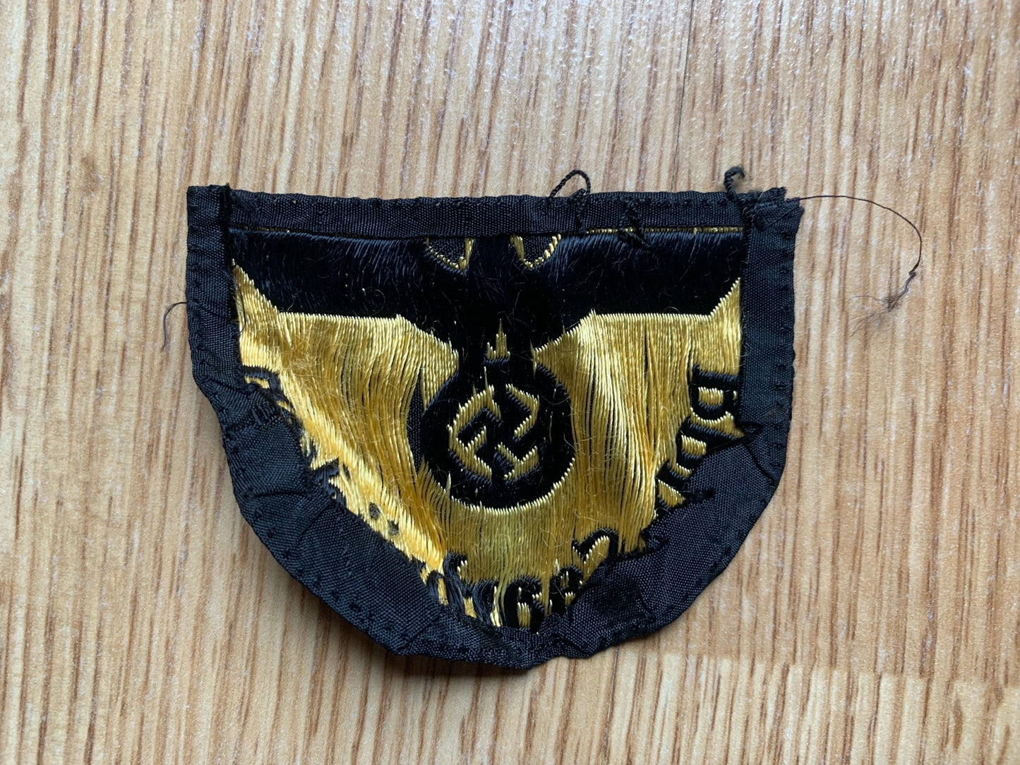 Reichsbahn Saarbrücken sleeve eagle