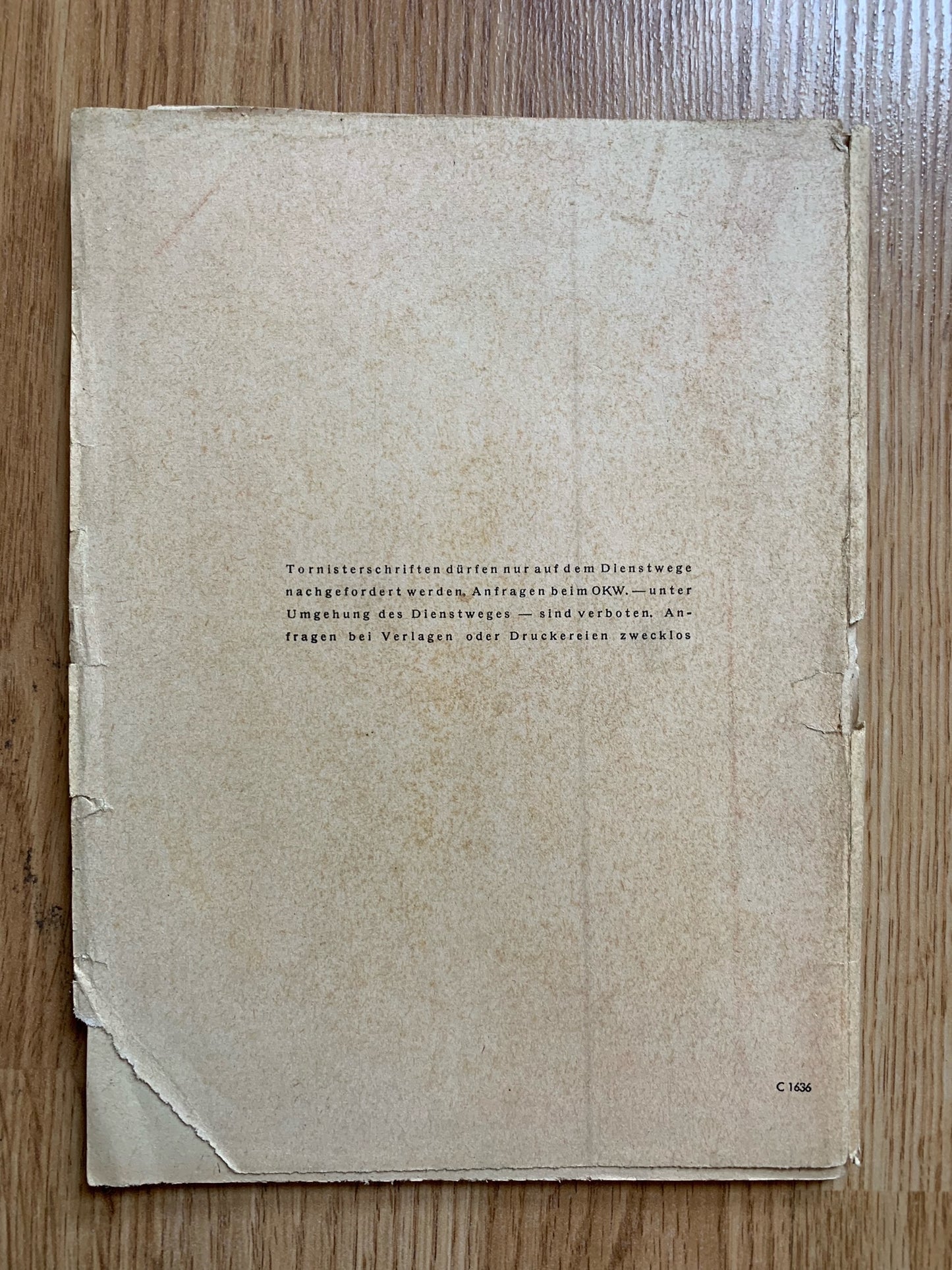 Wehrmacht OKW booklet - Die Sowjet Union 1943