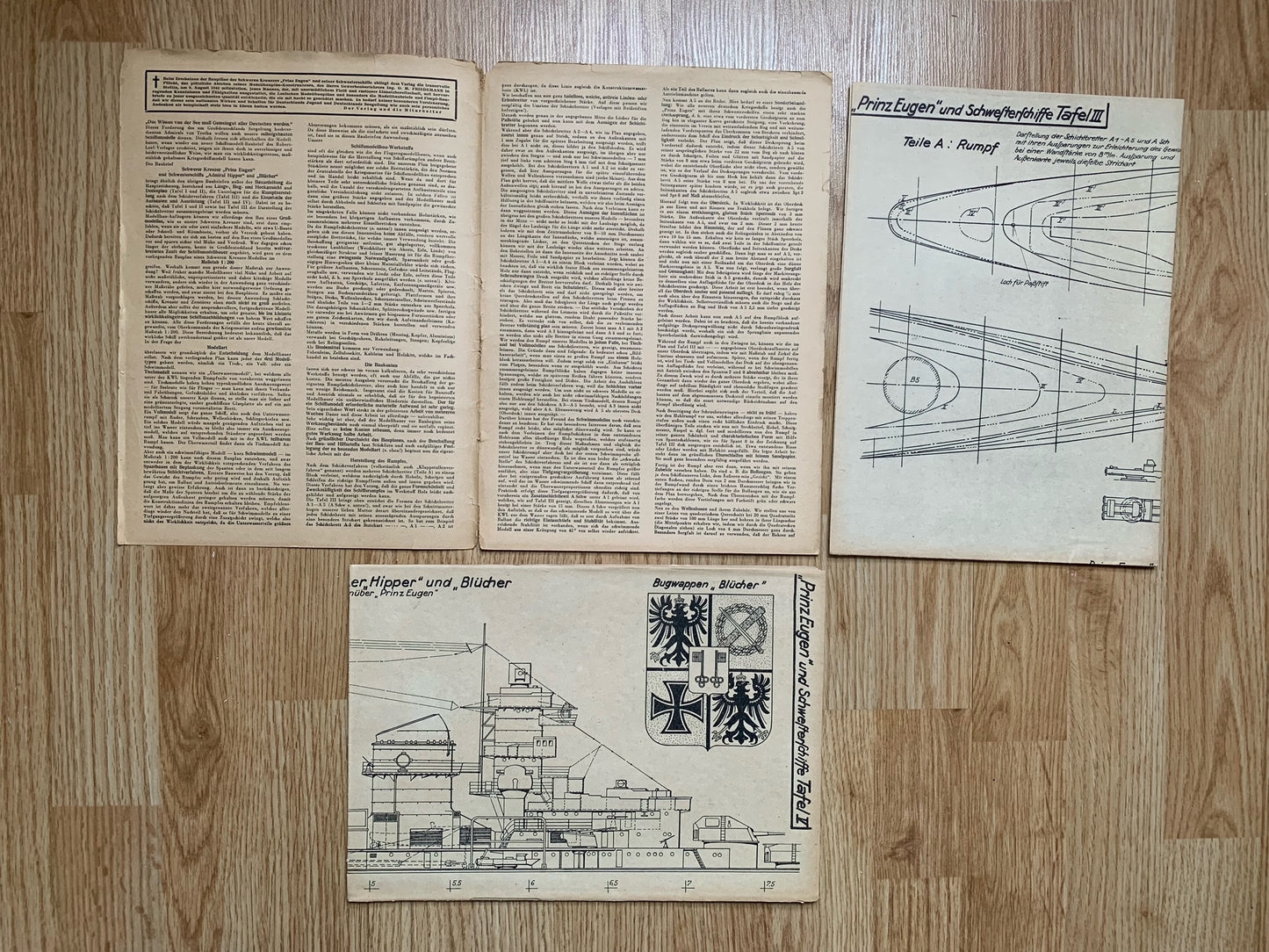 Kriegsmarine model kit for Heavy Cruiser Prinz Eugen