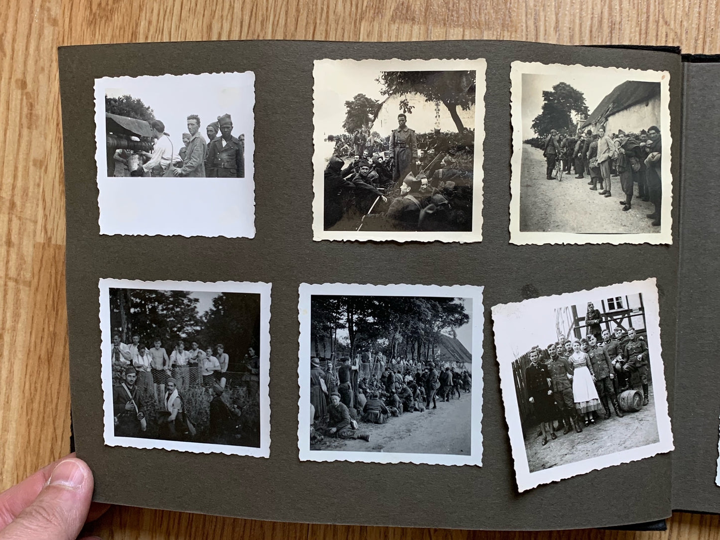 German WW2 photo album, Artillery / French 1940 campaign