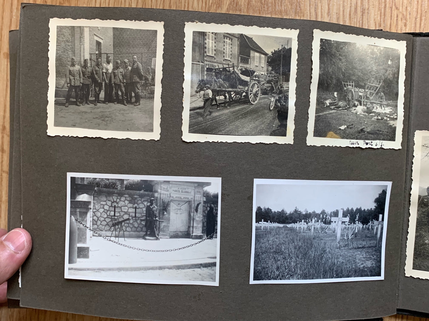 German WW2 photo album, Artillery / French 1940 campaign