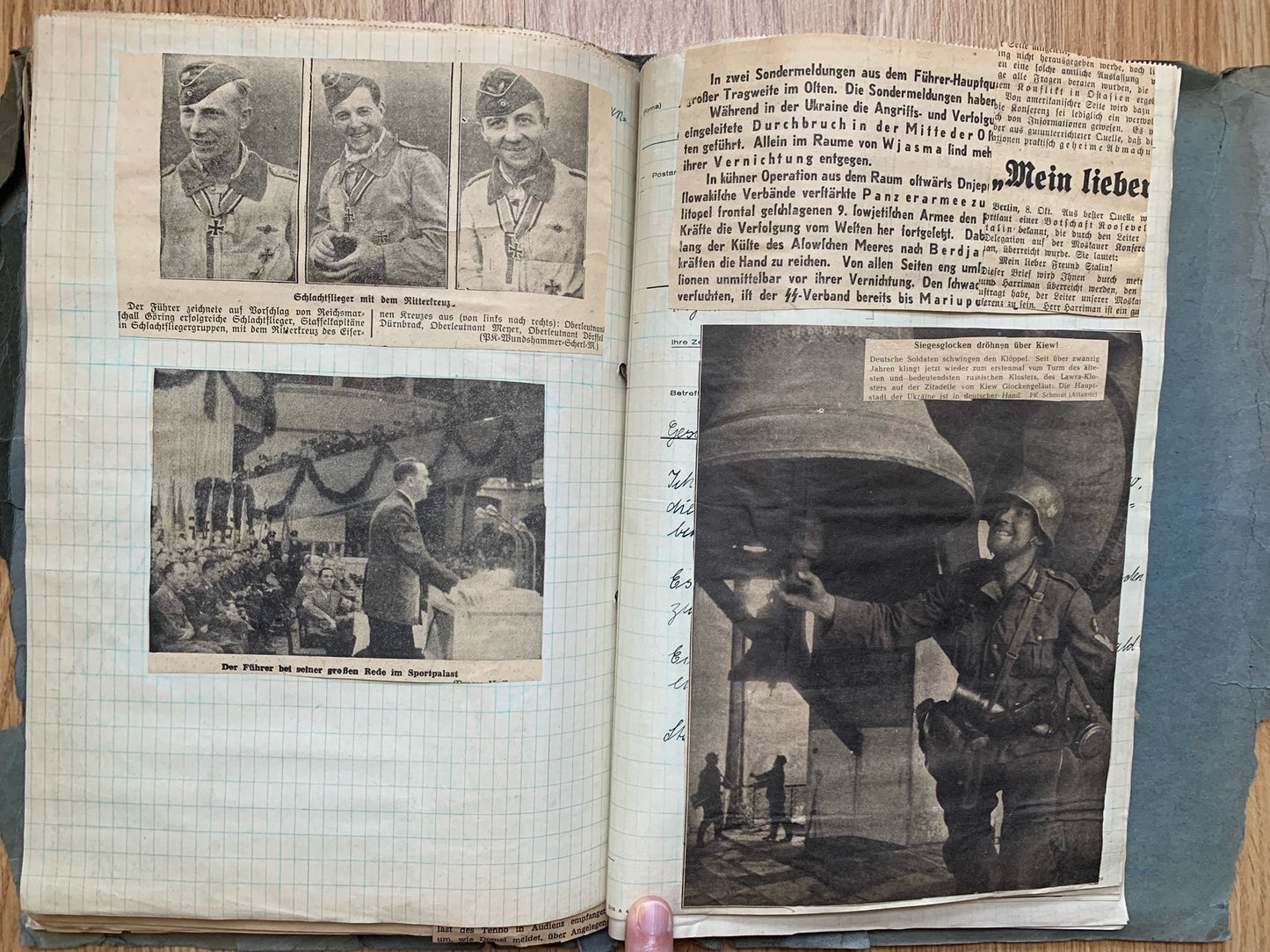 Folder of WW2 German news clippings - Operation Barbarossa 1941