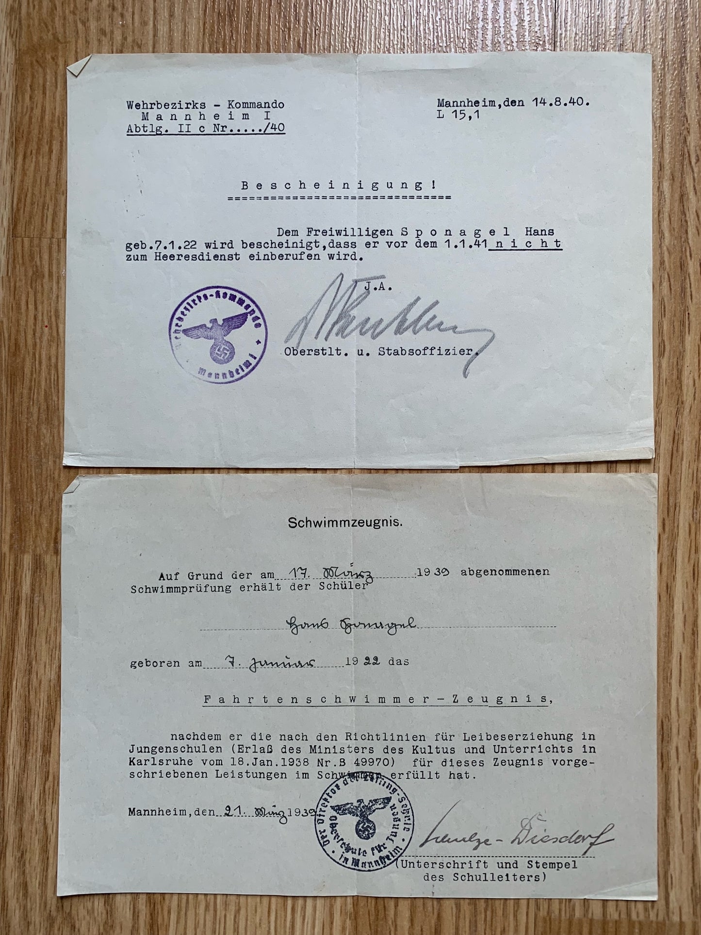 WW2 Heidelberg University student grouping - MIA Eastern Front