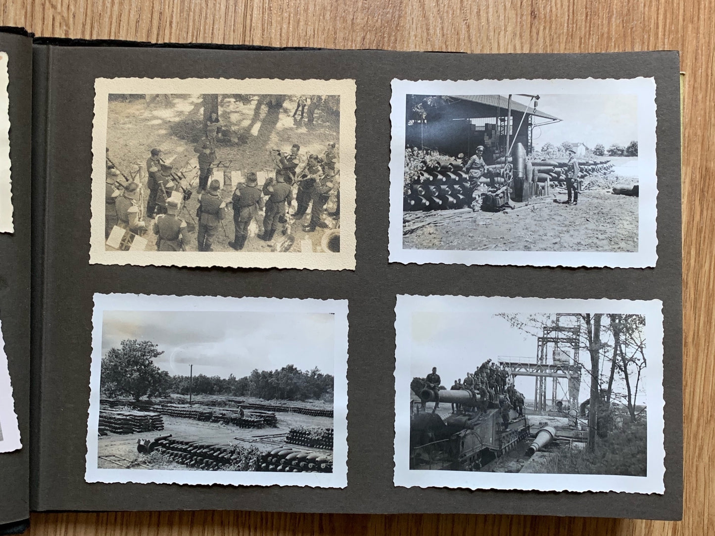 German WW2 photo album, Artillery / French 1940 campaign