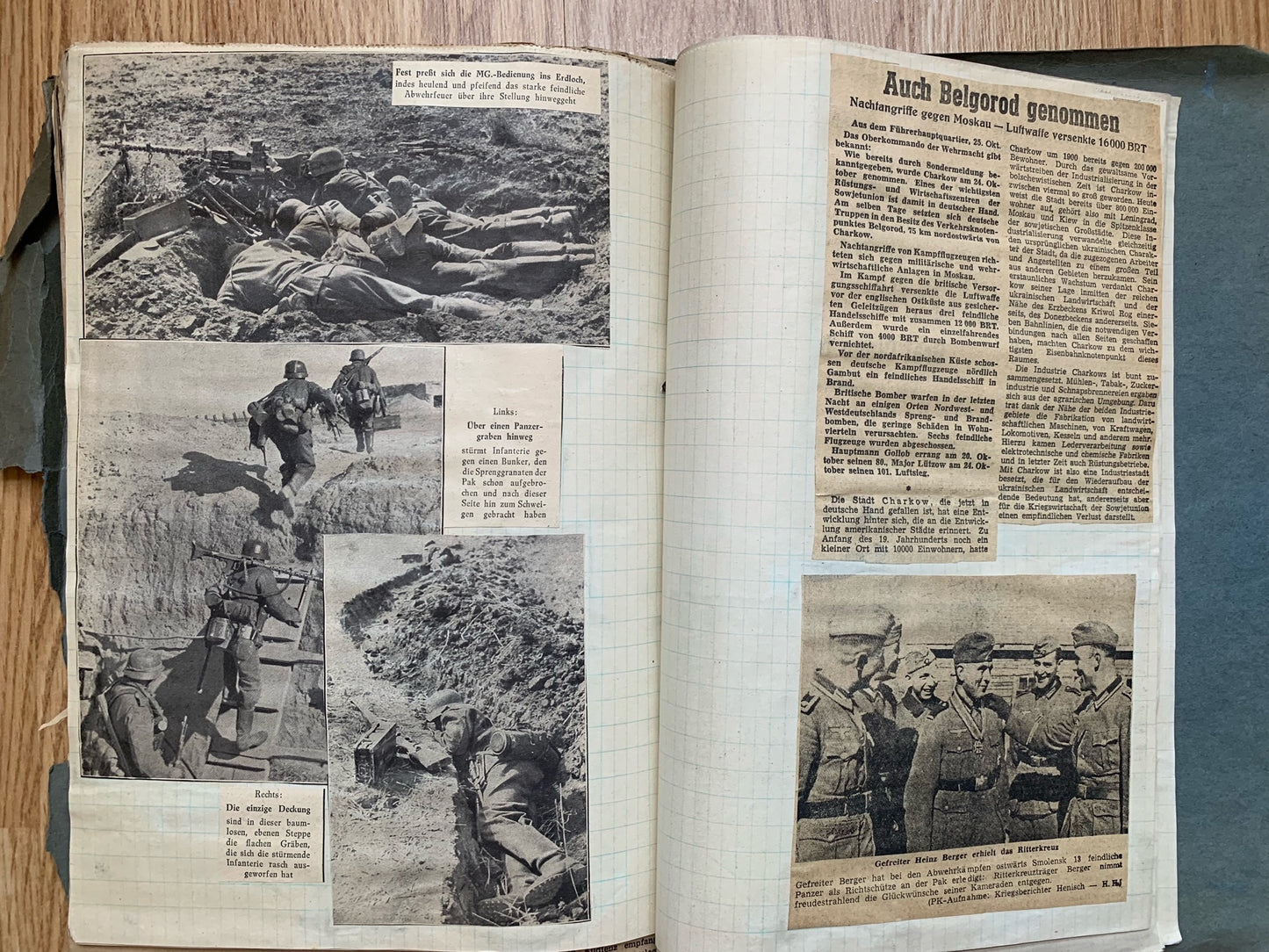 Folder of WW2 German news clippings - Operation Barbarossa 1941