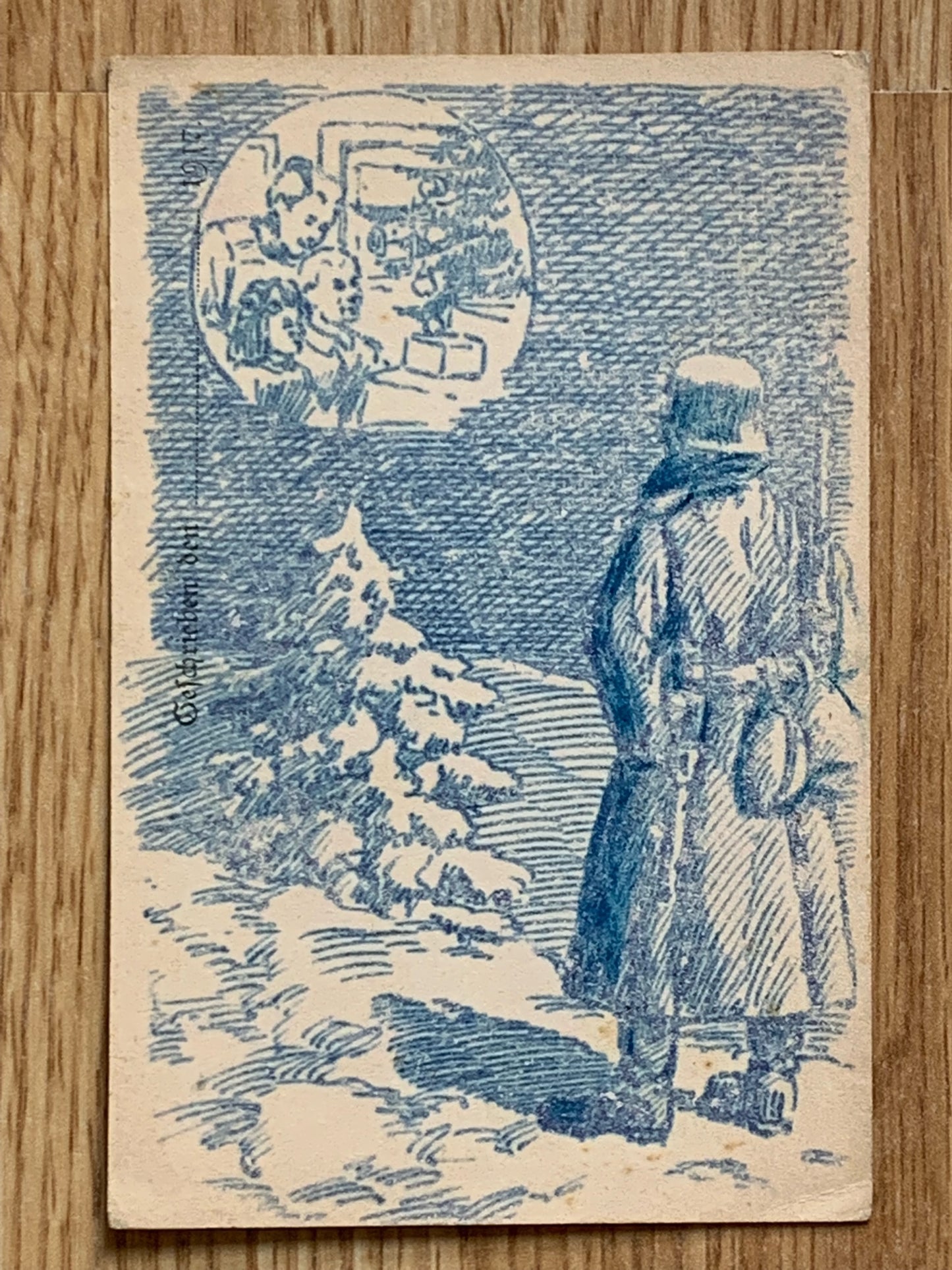 WW2 German soldier art Feldpostkarte
