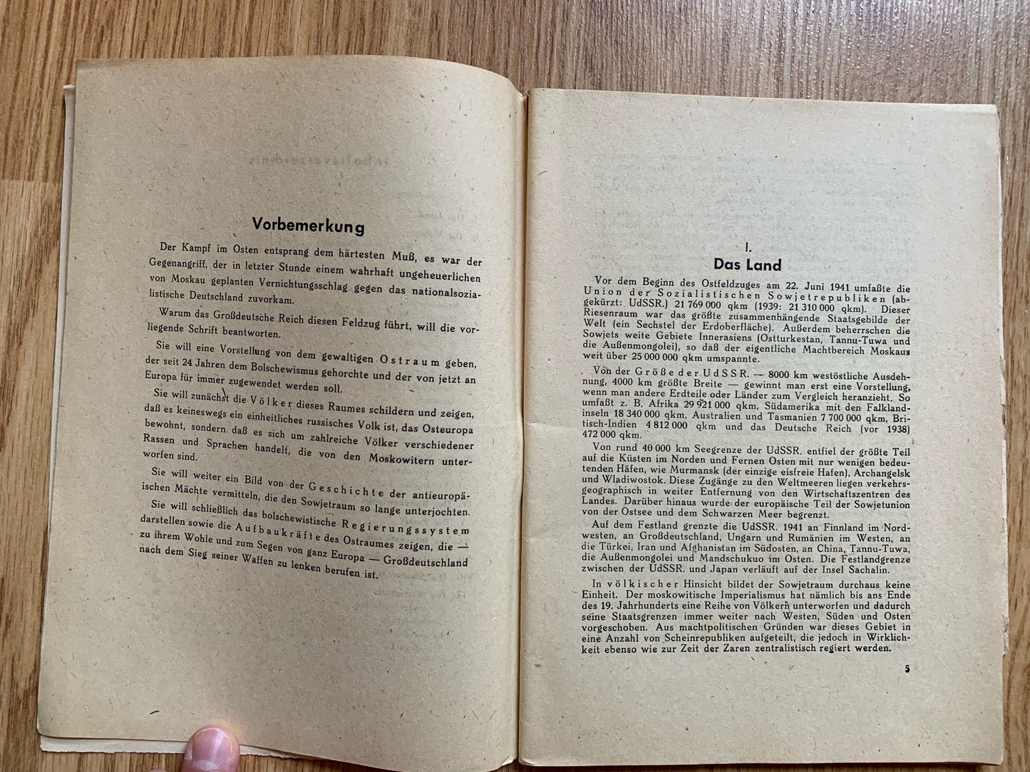 Wehrmacht OKW booklet - Die Sowjet Union 1943