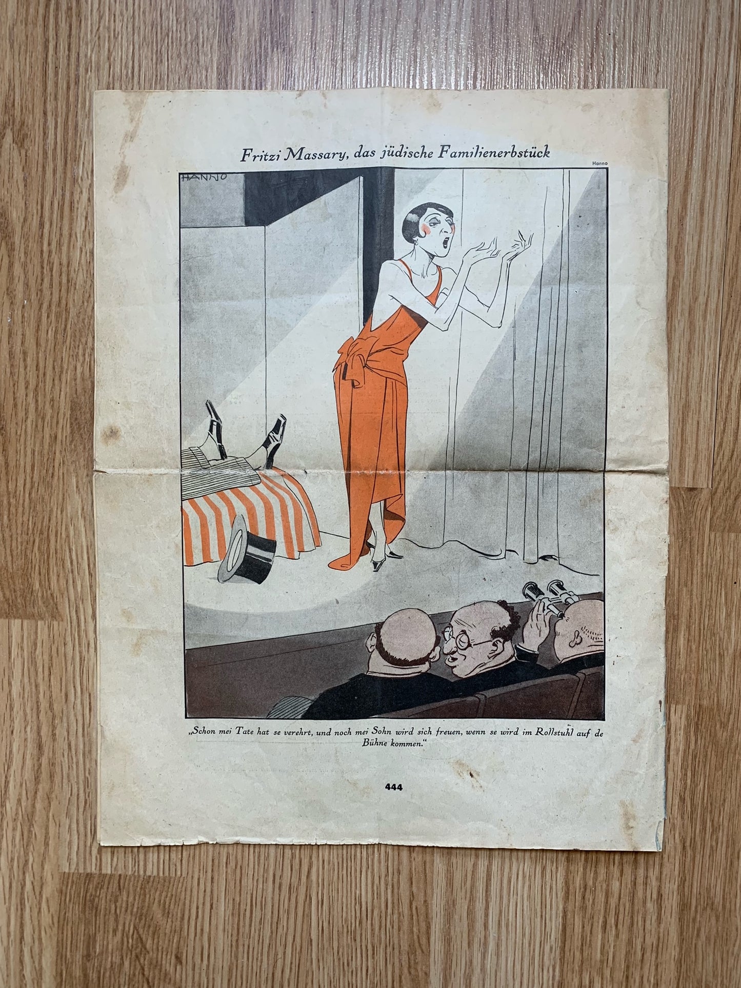 Saarkampf Karikaturen booklet and Die Brennessel satirical magazine