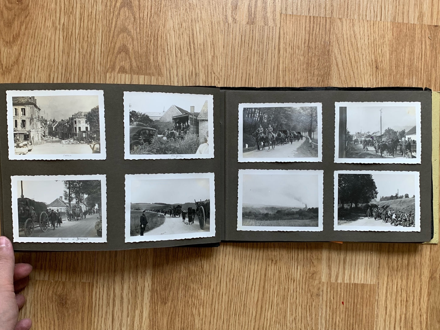 German WW2 photo album, Artillery / French 1940 campaign
