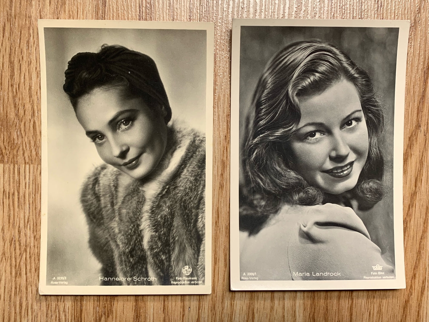 14 Third Reich German photo postcards of actors