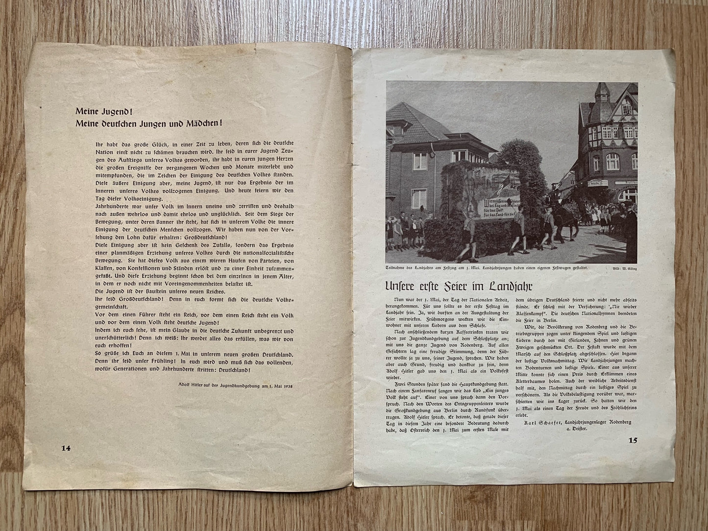 2 Das Landjahr Hitler Youth magazines 1939
