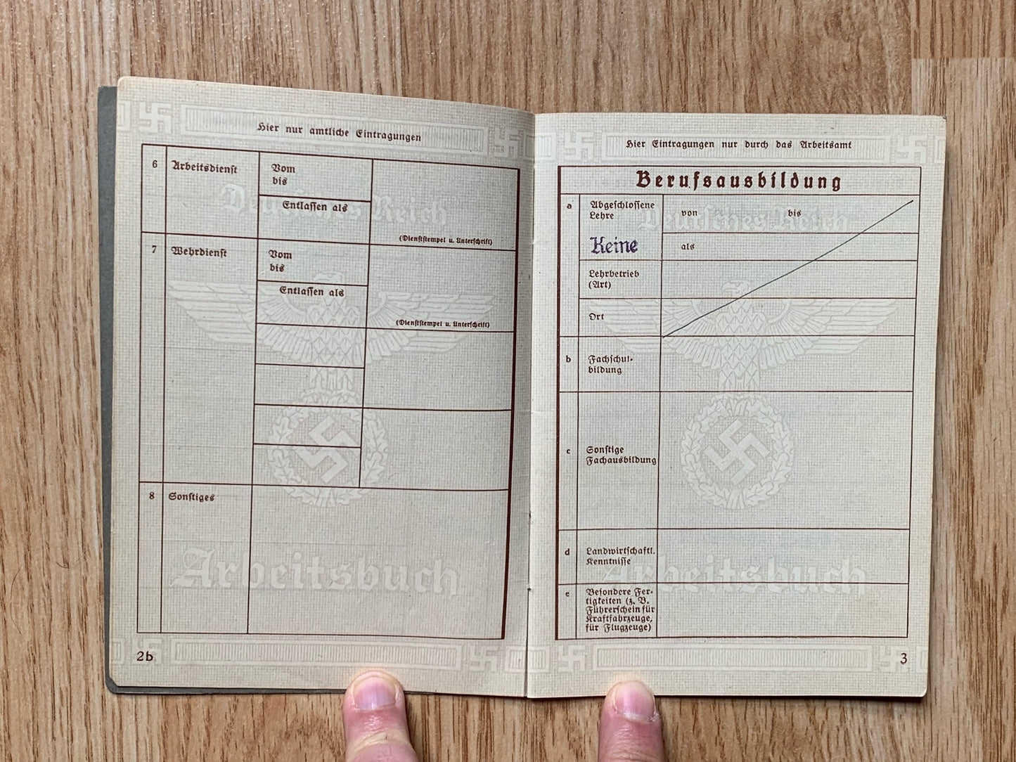 Arbeitsbuch and document grouping - same family