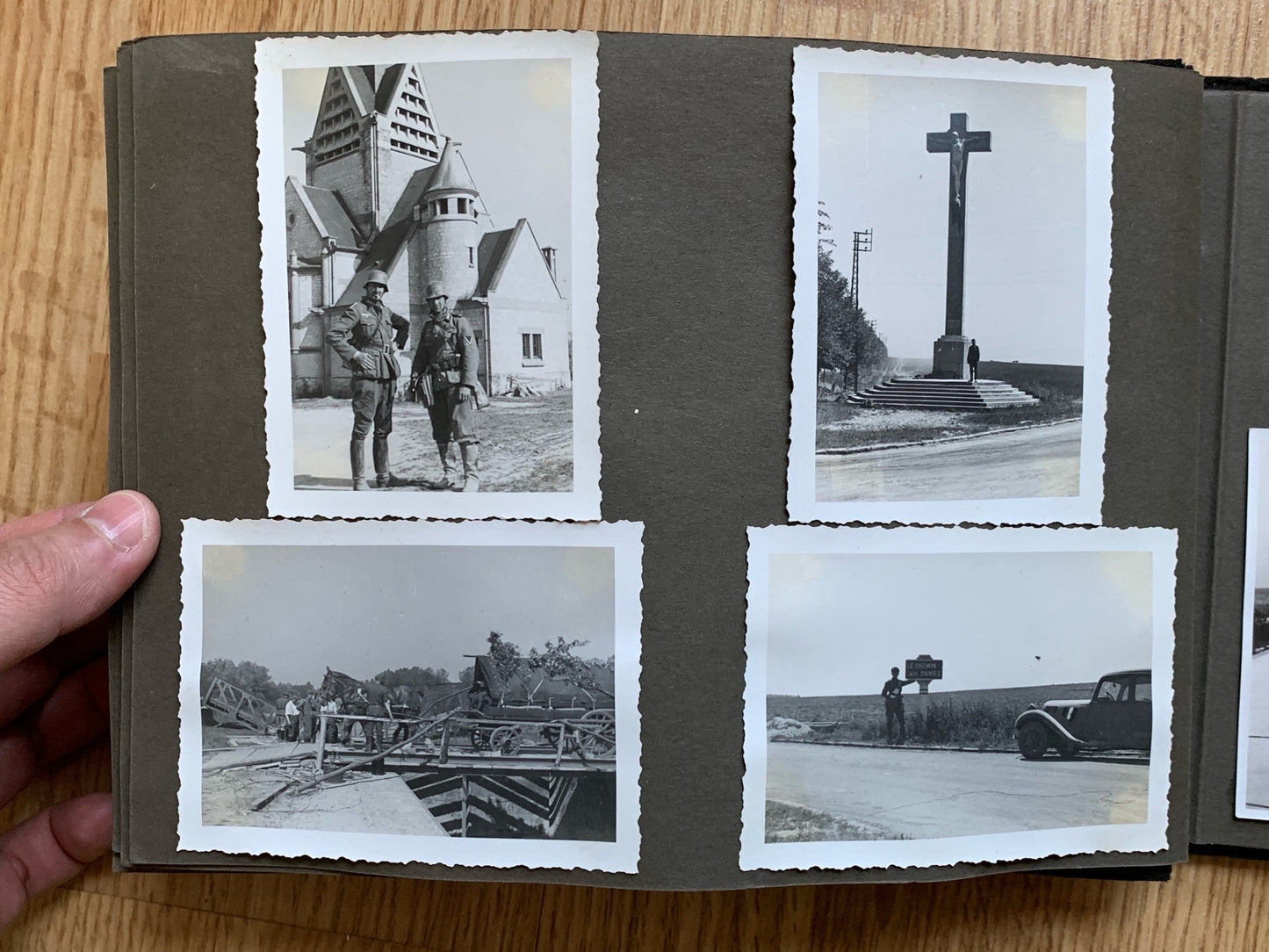 German WW2 photo album, Artillery / French 1940 campaign