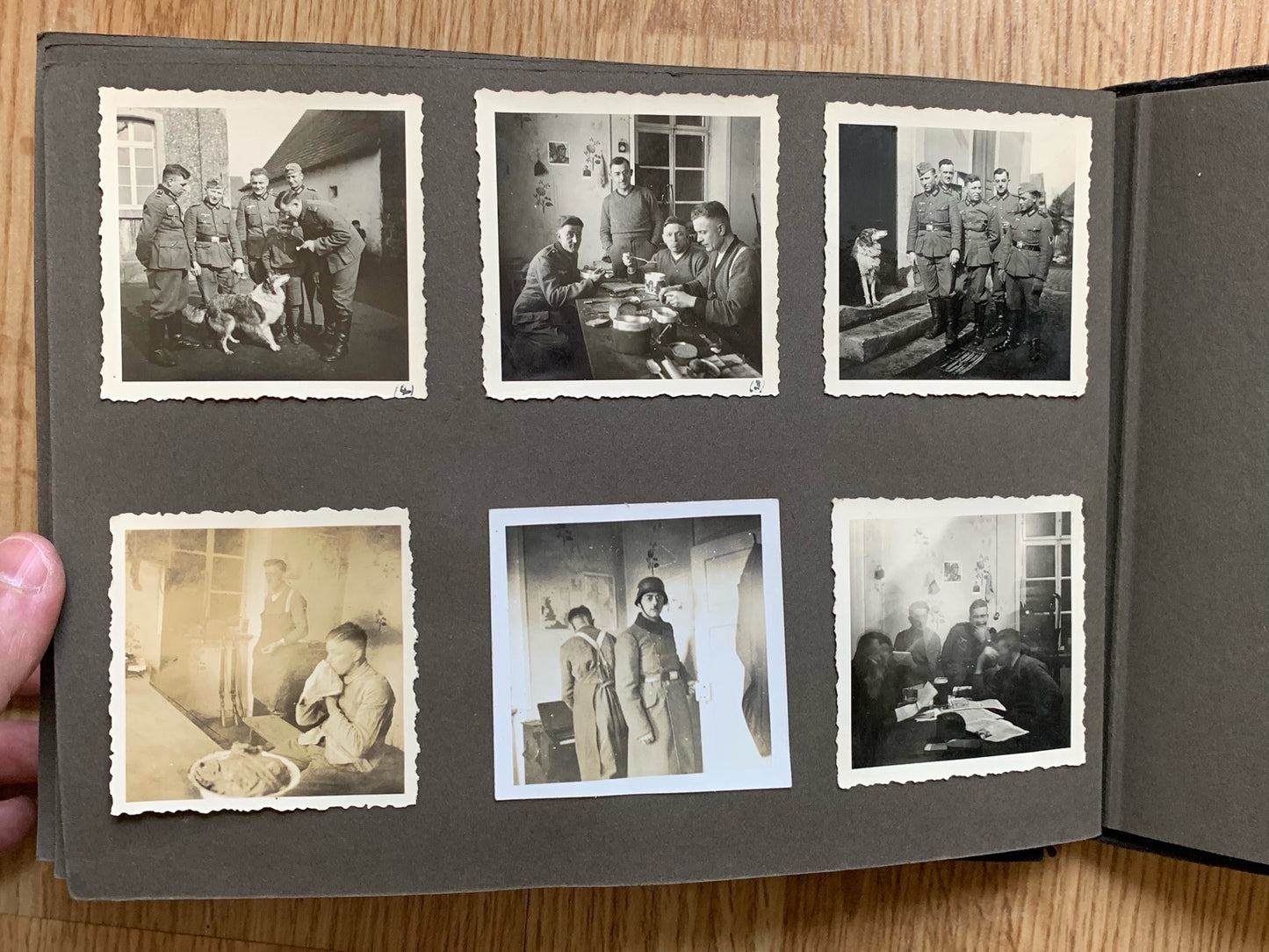 German WW2 photo album, Artillery / French 1940 campaign