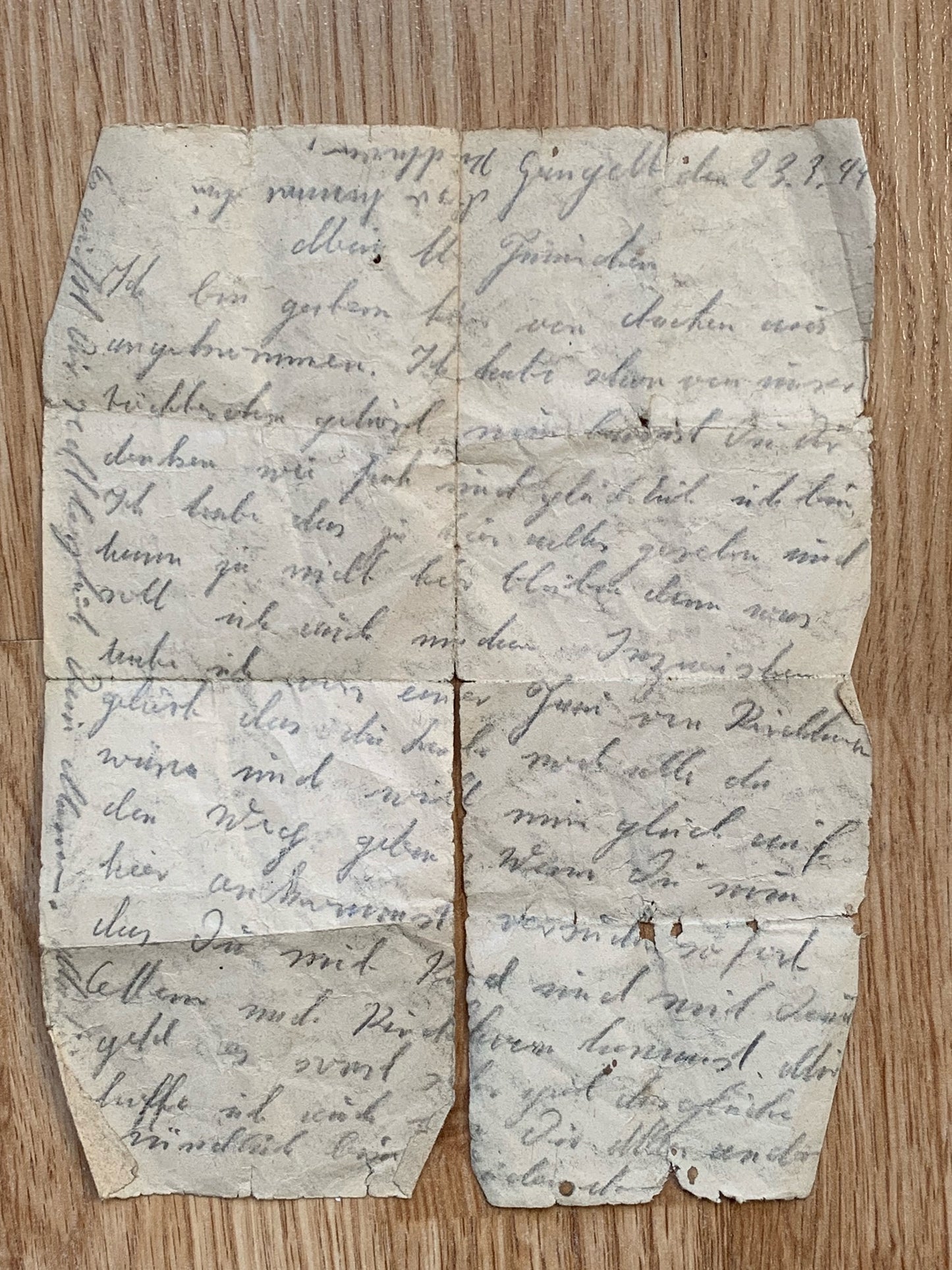 WW2 Feldpost letter - Sept 1942, Don River / Stalingrad