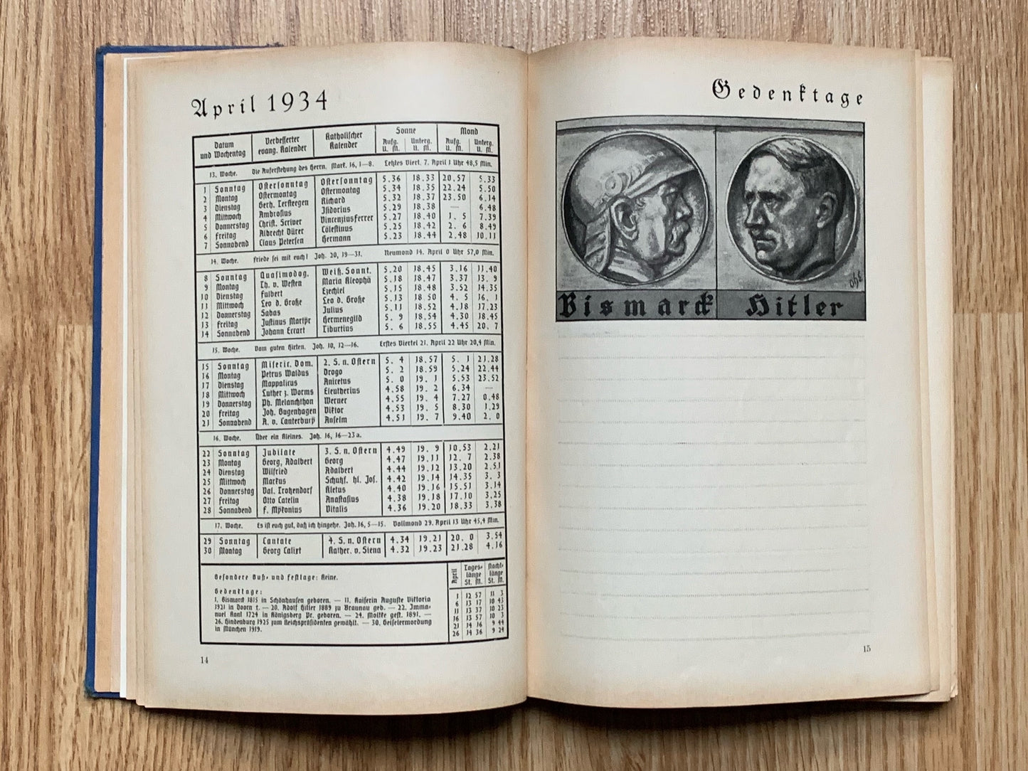 Daheim Kalender - 1935 edition
