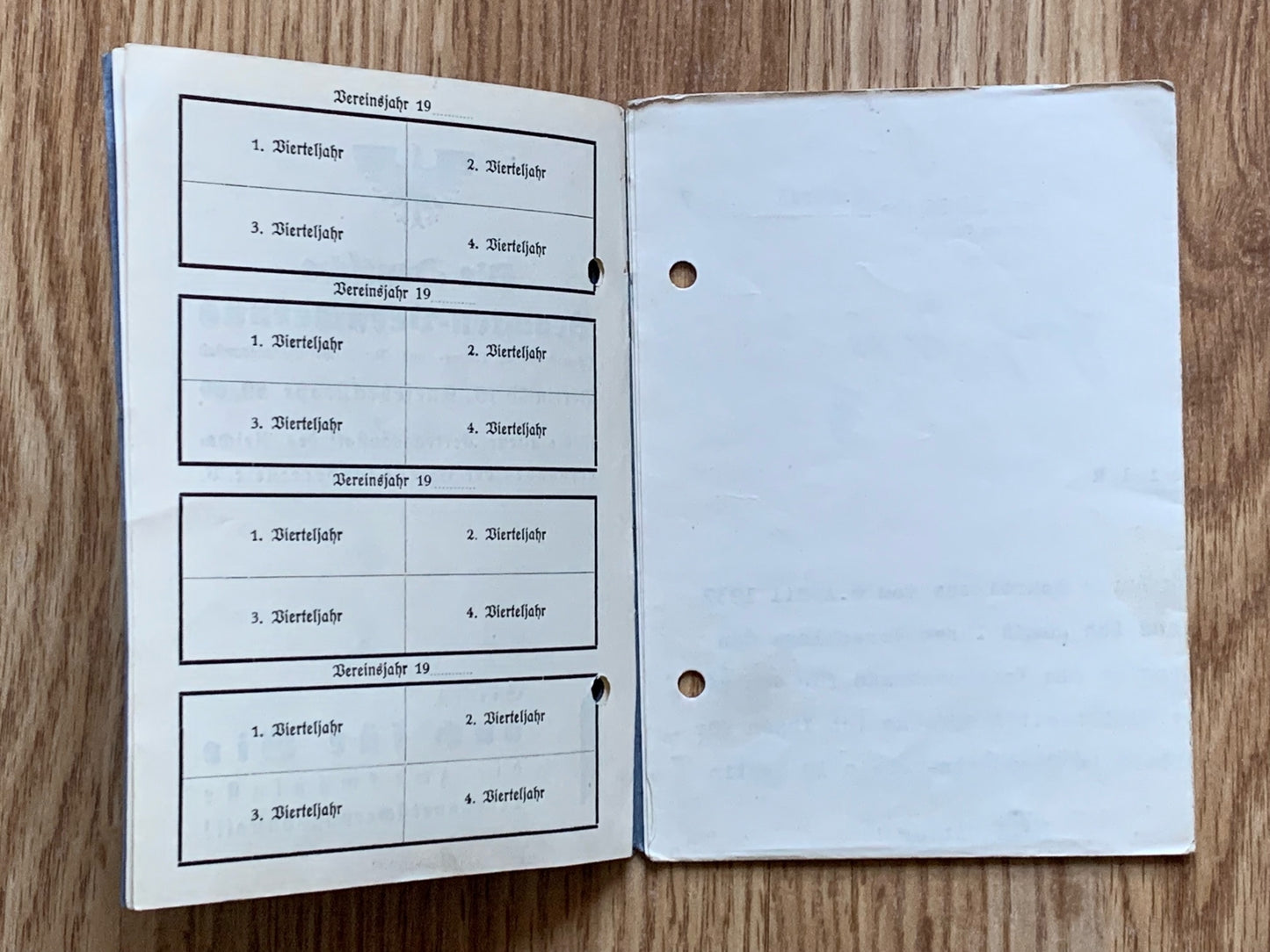 Berlin Railway worker insurance booklet, 1934