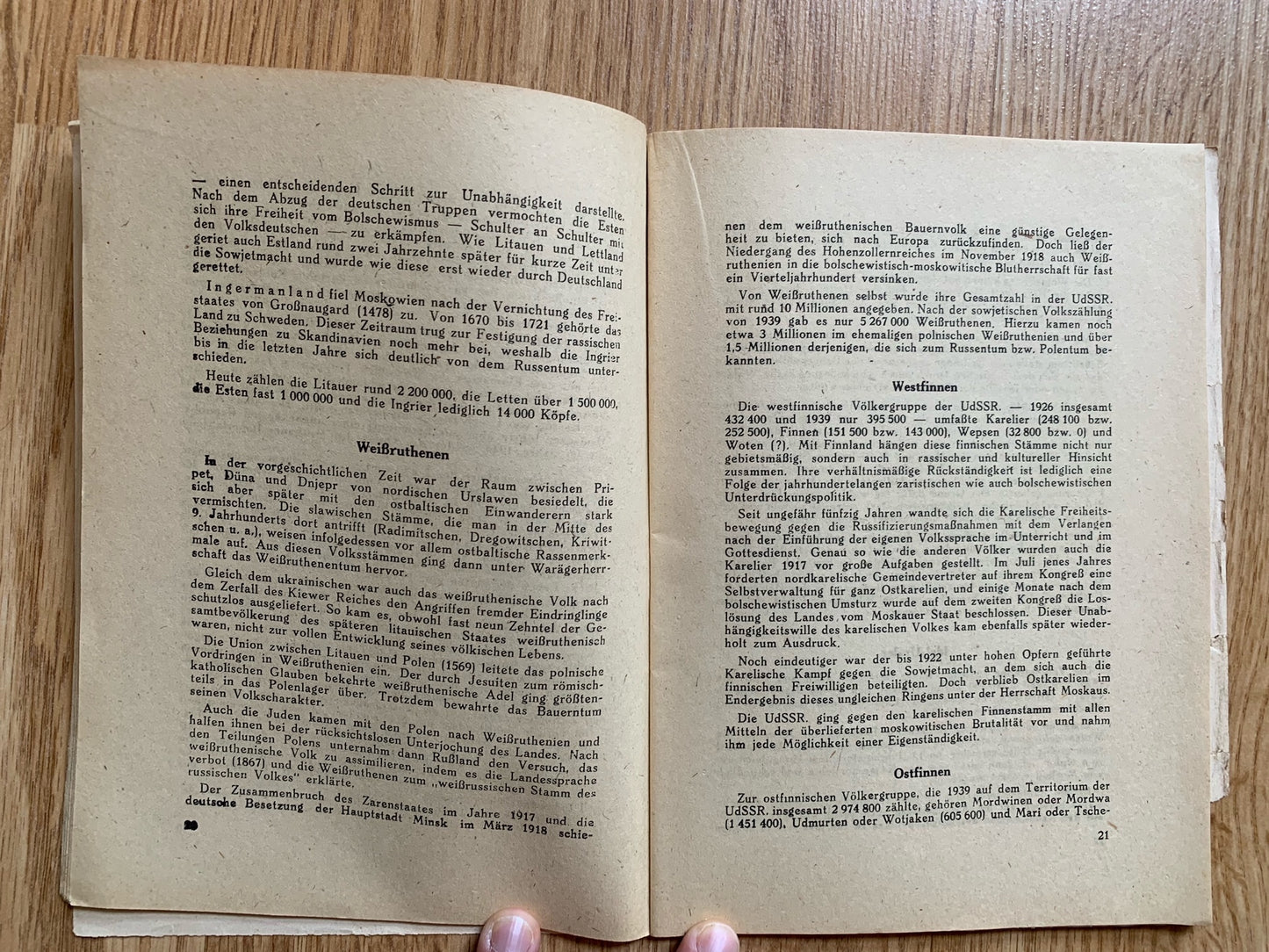 Wehrmacht OKW booklet - Die Sowjet Union 1943