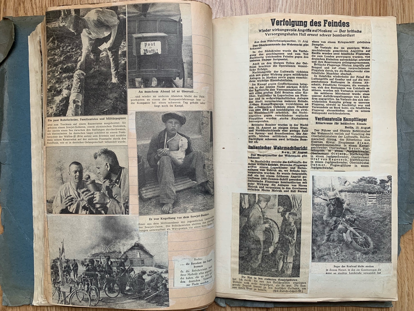 Folder of WW2 German news clippings - Operation Barbarossa 1941