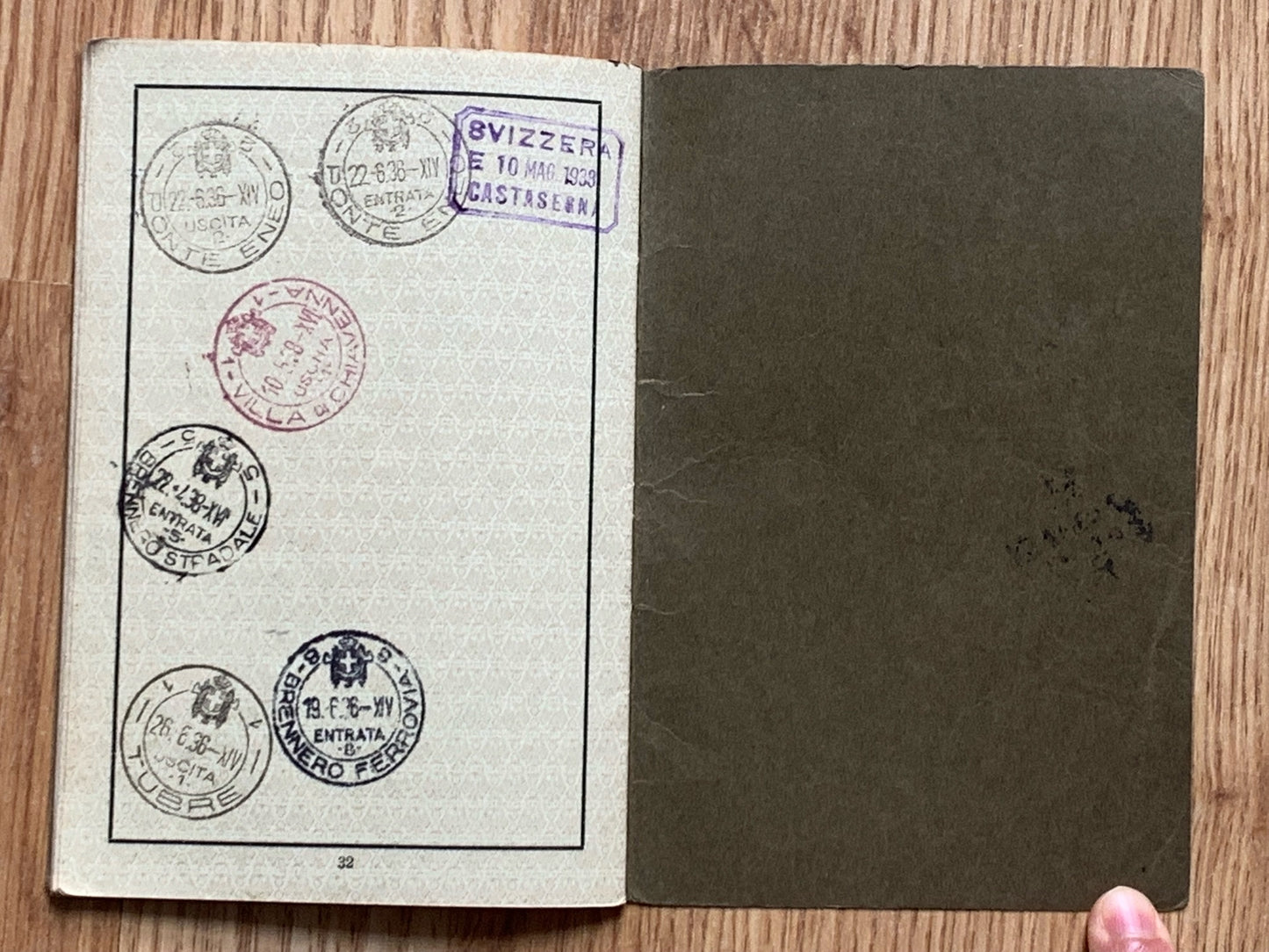Passport / Reisepass - 1936 Mannheim merchant