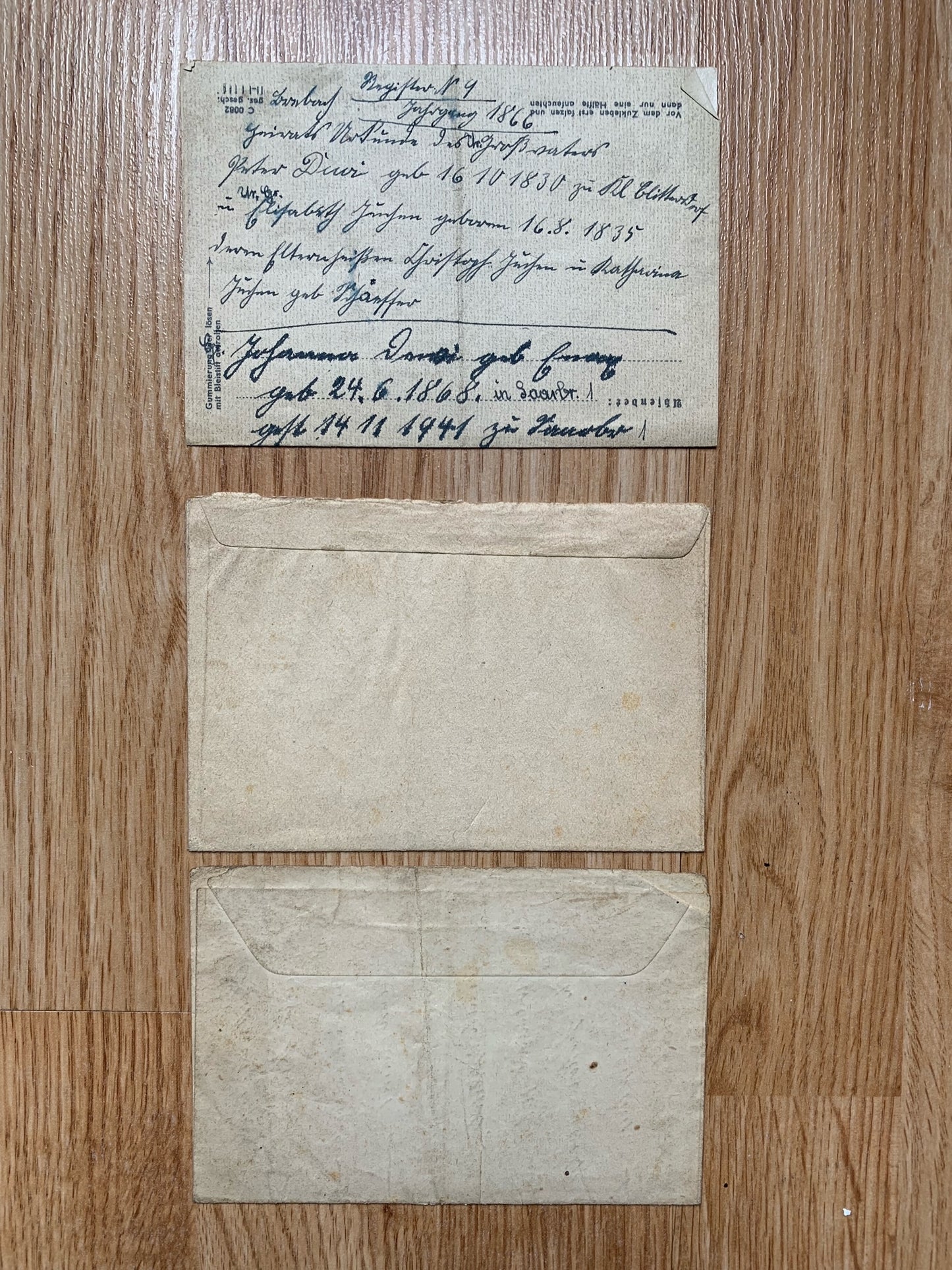 Arbeitsbuch and document grouping - same family