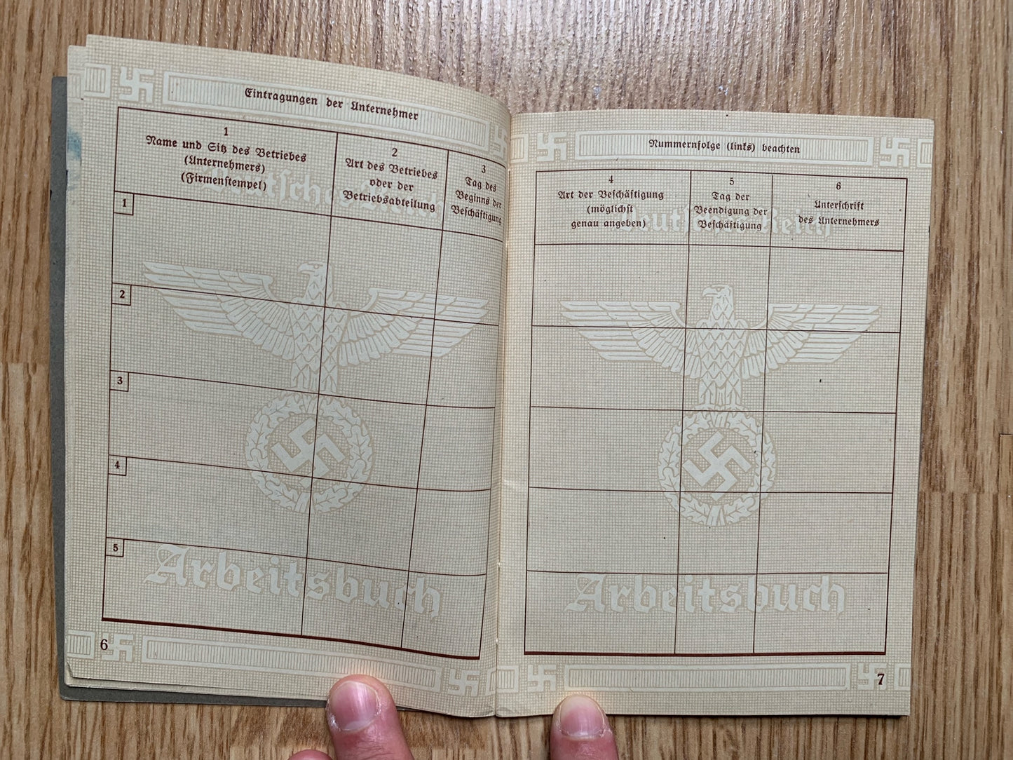 Arbeitsbuch and document grouping - same family