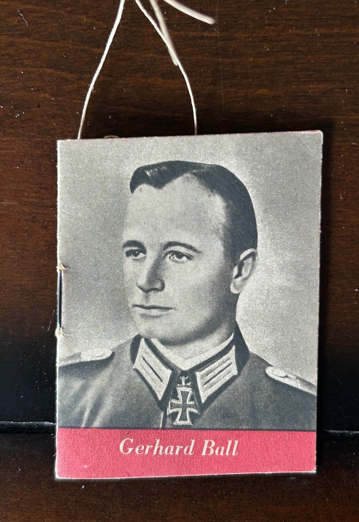 WHW booklet - Reconnaissance officer Gerhard Ball