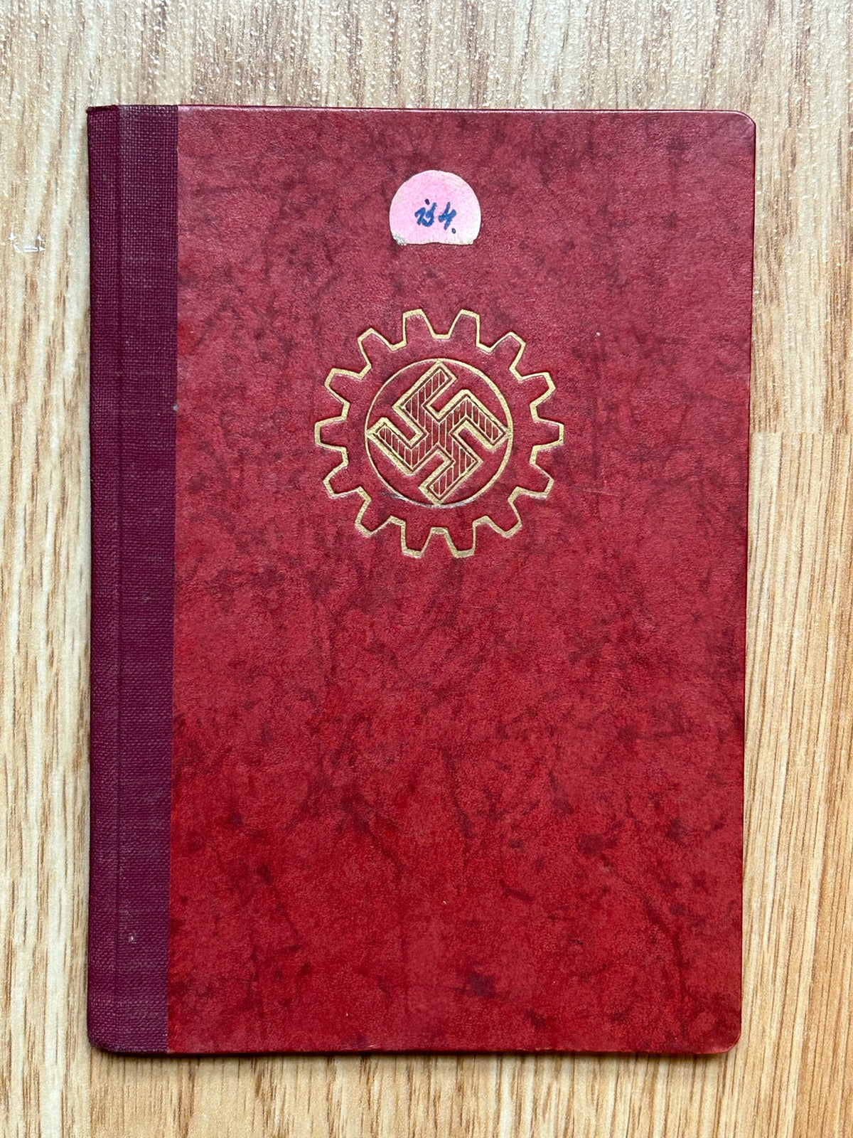 Contribution Booklet DAF membership booklet, contribution stamps 1935 - 1945 – ABmilitaria