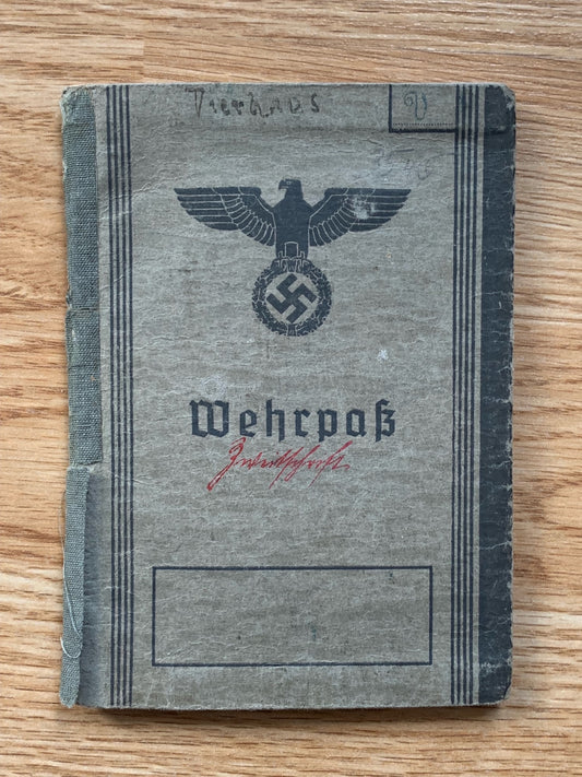 Wehrpass - decorated WW1 veteran / WW2 Sergeant