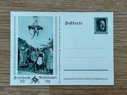 Reichsbauerntag 1937 event photo postcard