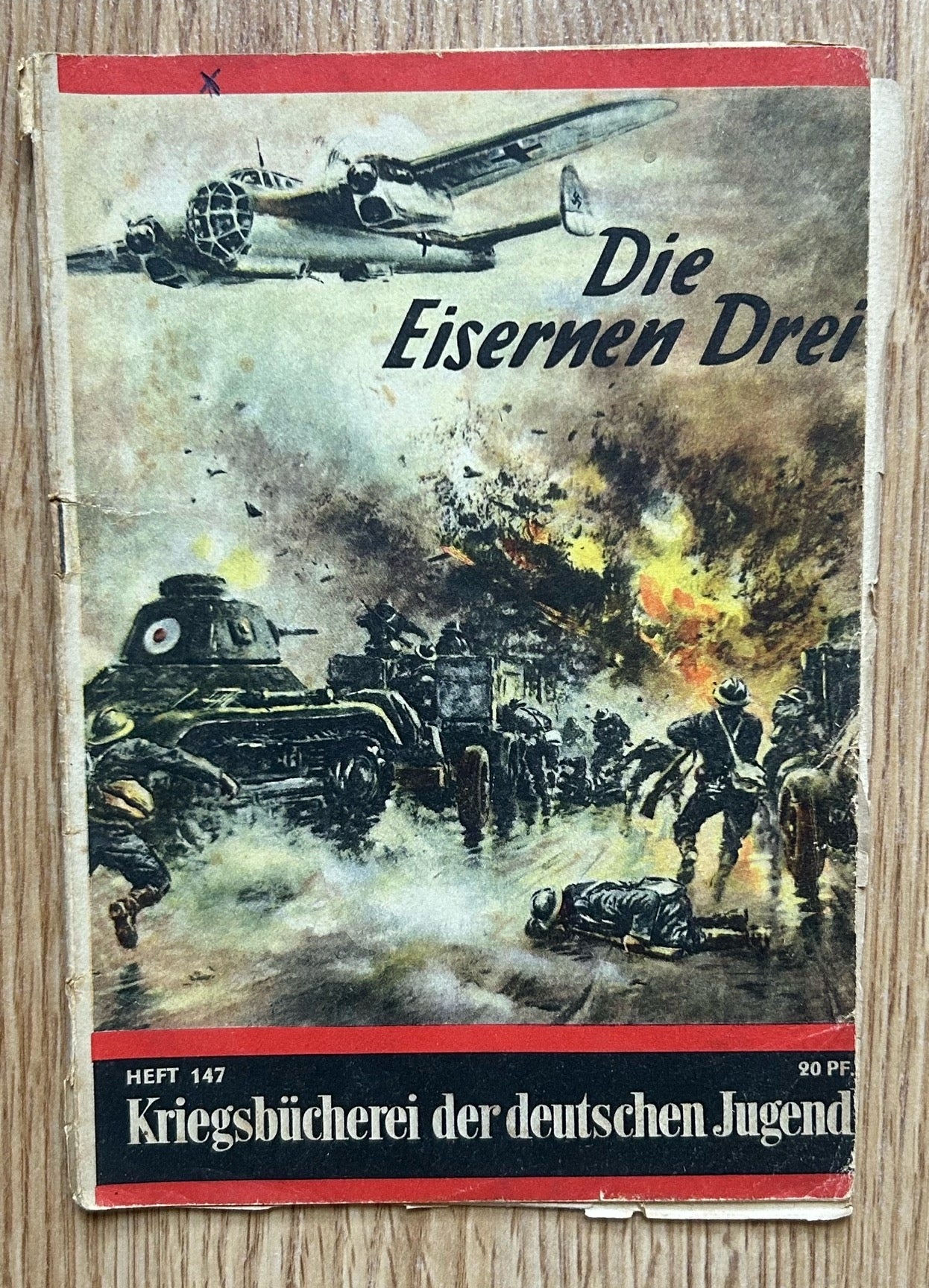 Third Reich German youth book - Die Eisernen Drei