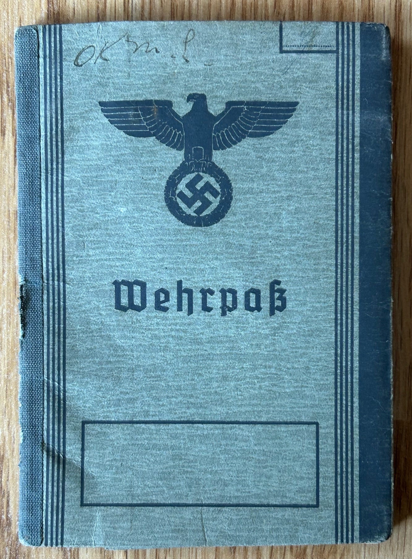 Wehrpass - Bavarian municipal inspector / WW1 veteran