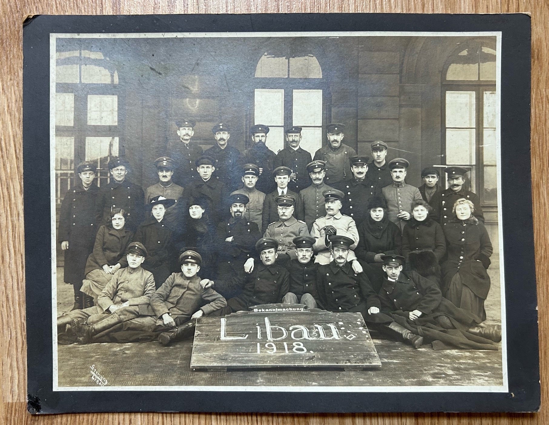 Large WW1 photo - German occupied Lithuania 1918 – ABmilitaria