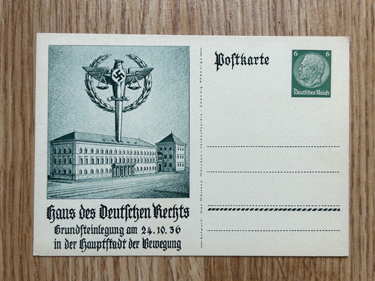 Haus des Deutschen Rechts 1936 postcard