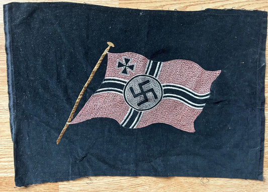 Kriegsmarine Battle Flag embroidery