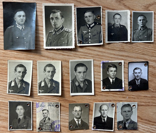 15 German ID / wallet size photos