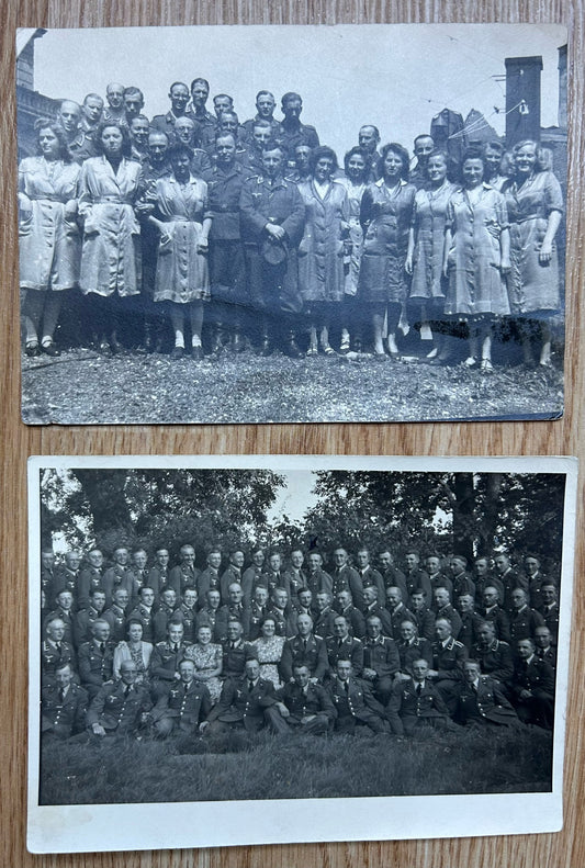 Pair of large Luftwaffe photos - female members