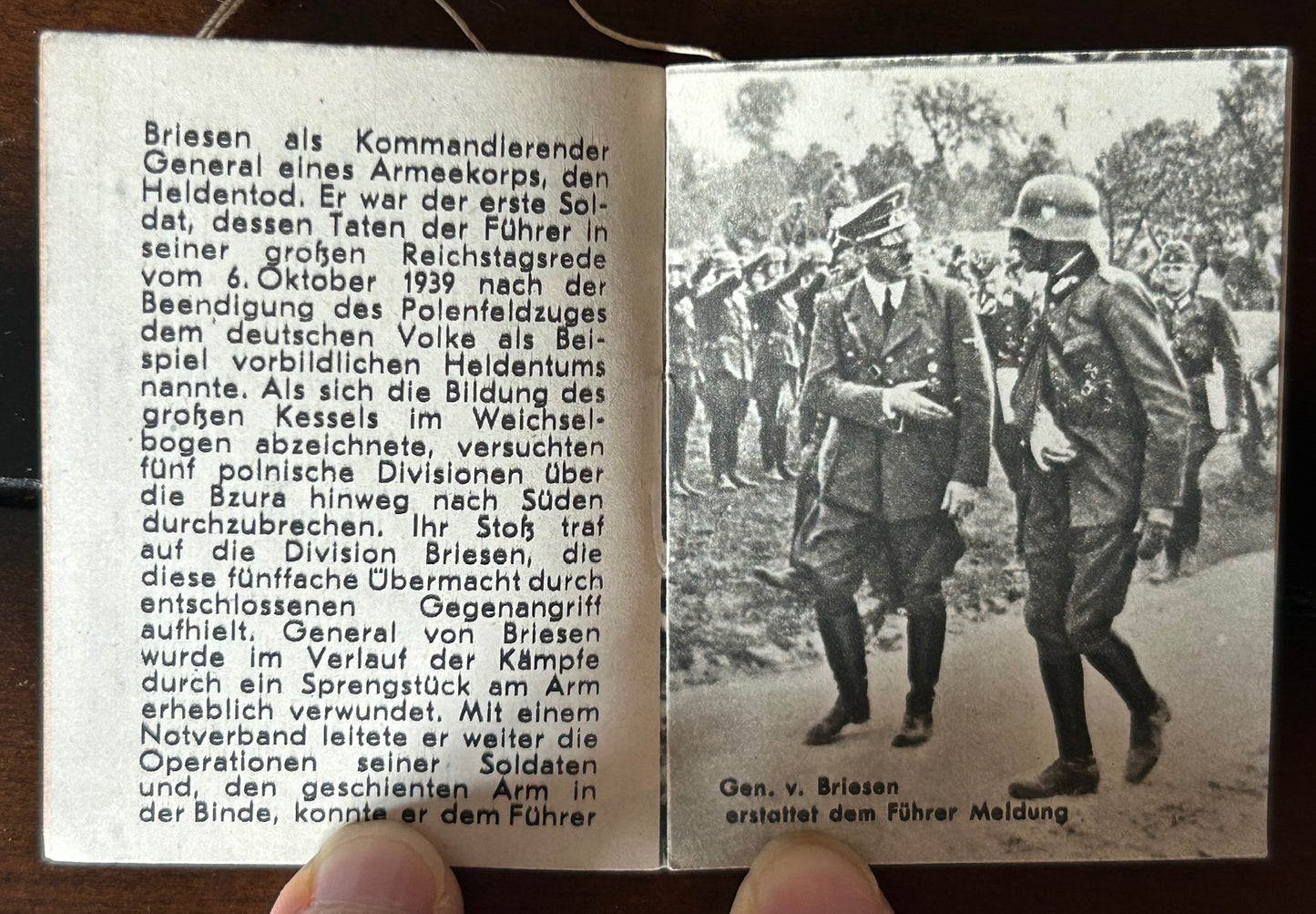 WHW booklet - General Kurt von Briesen