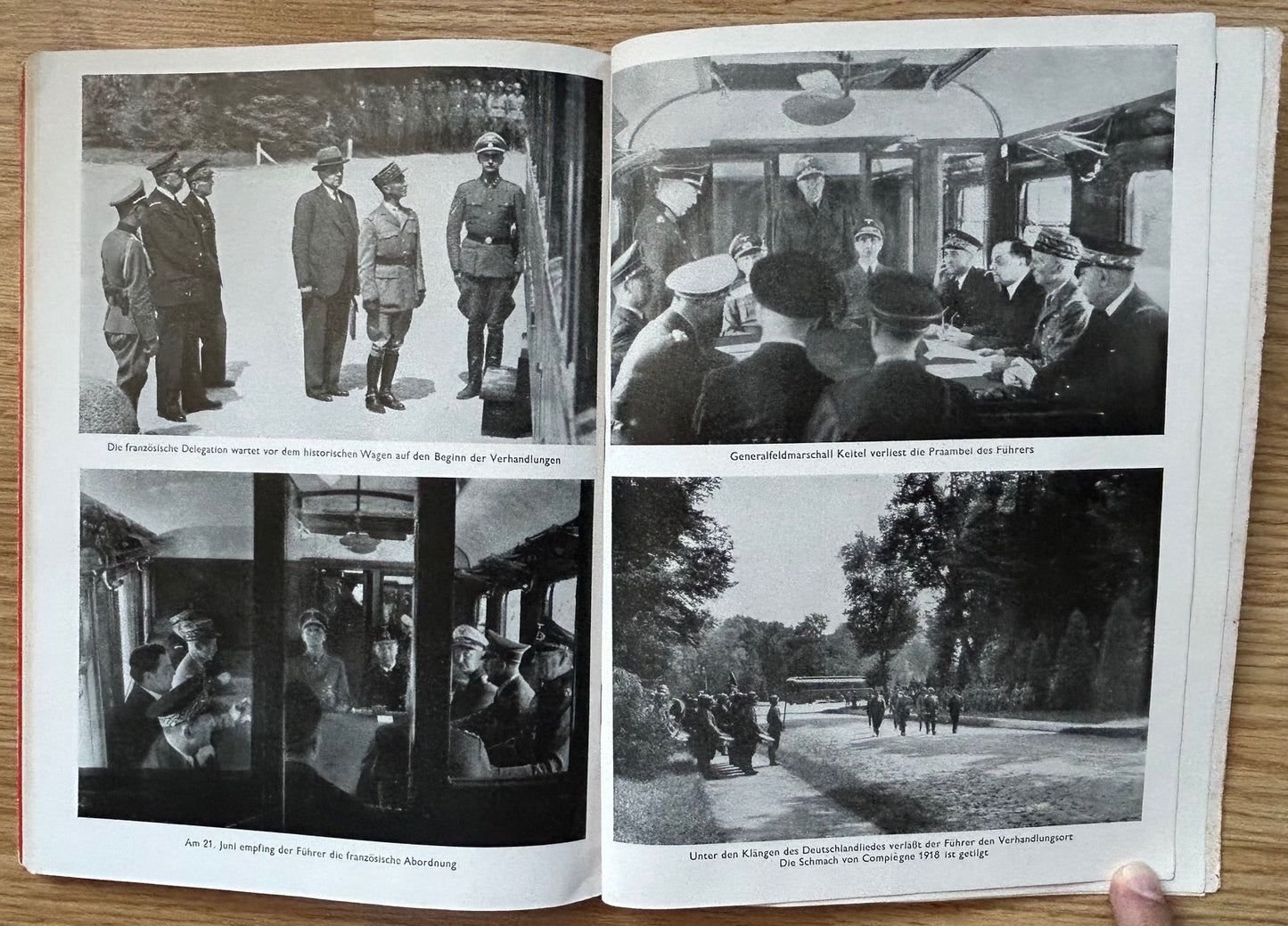 Mit Hitler im Westen softcover book 1940 - Hoffmann photos