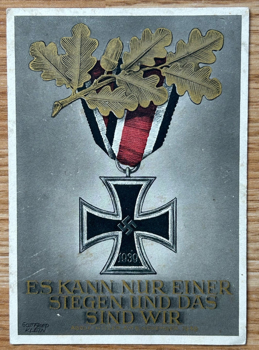 Iron Cross 2nd Class - Artwork postcard