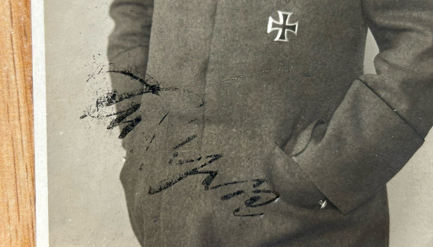 Autographed photo - WW1 Generalleutnant Ludwig v. Tutschek, Alpenkorps