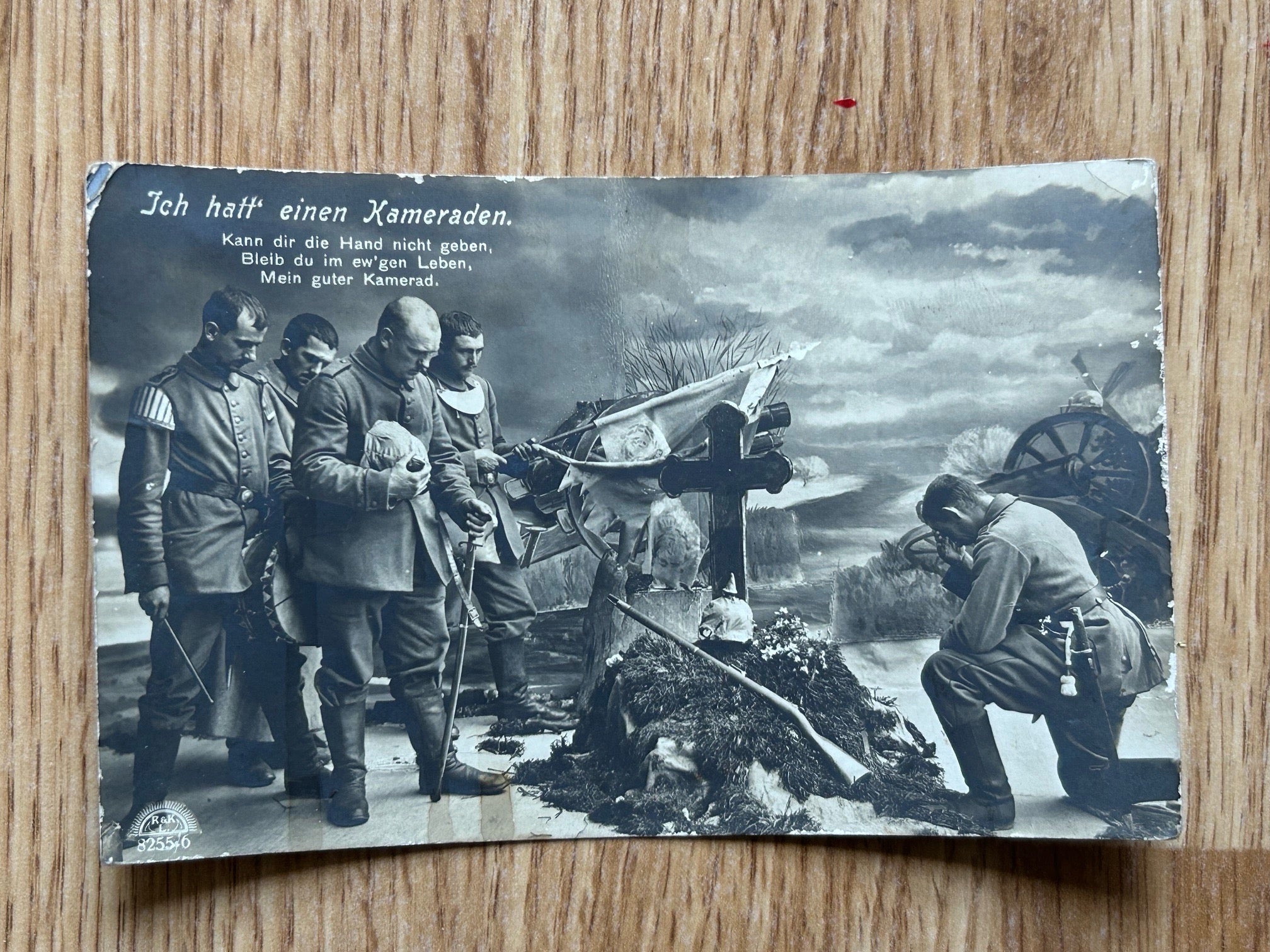 WW1 photo postcard - Ich hatt einen Kameraden – ABmilitaria