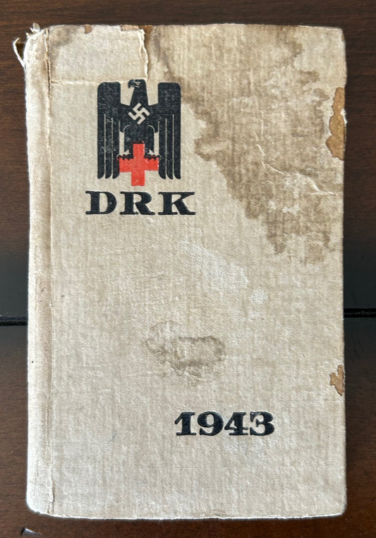 DRK pocket calendar 1943 - filled-in by nurse
