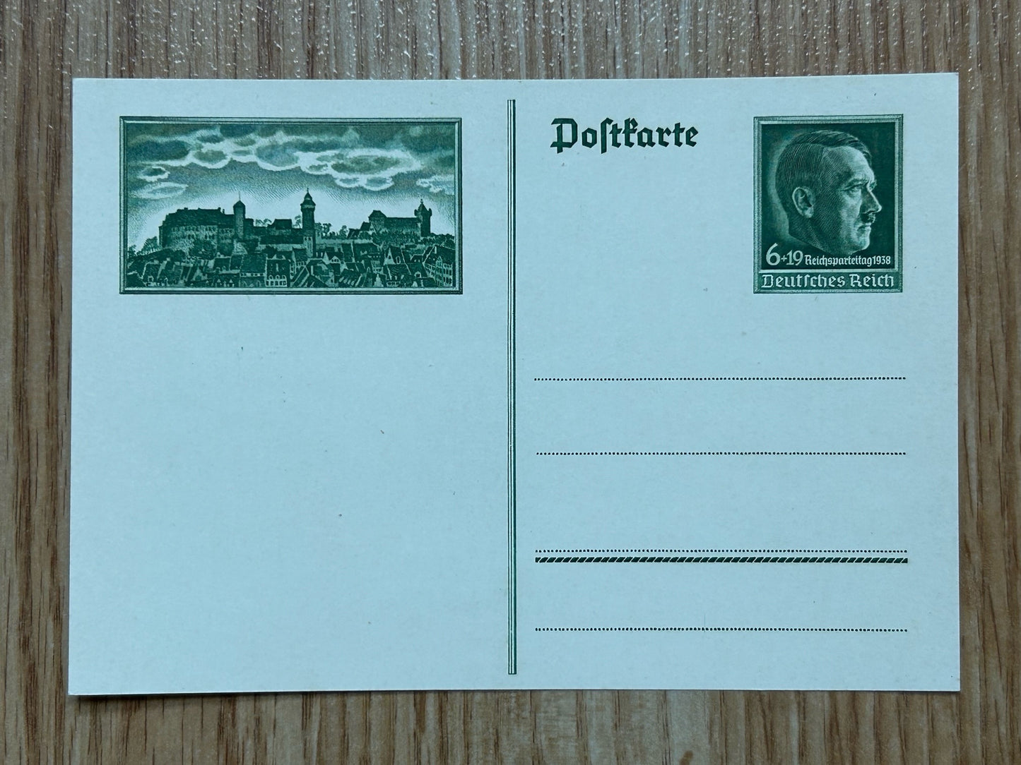 Reichsparteitag 1938 - Nuremberg postcard