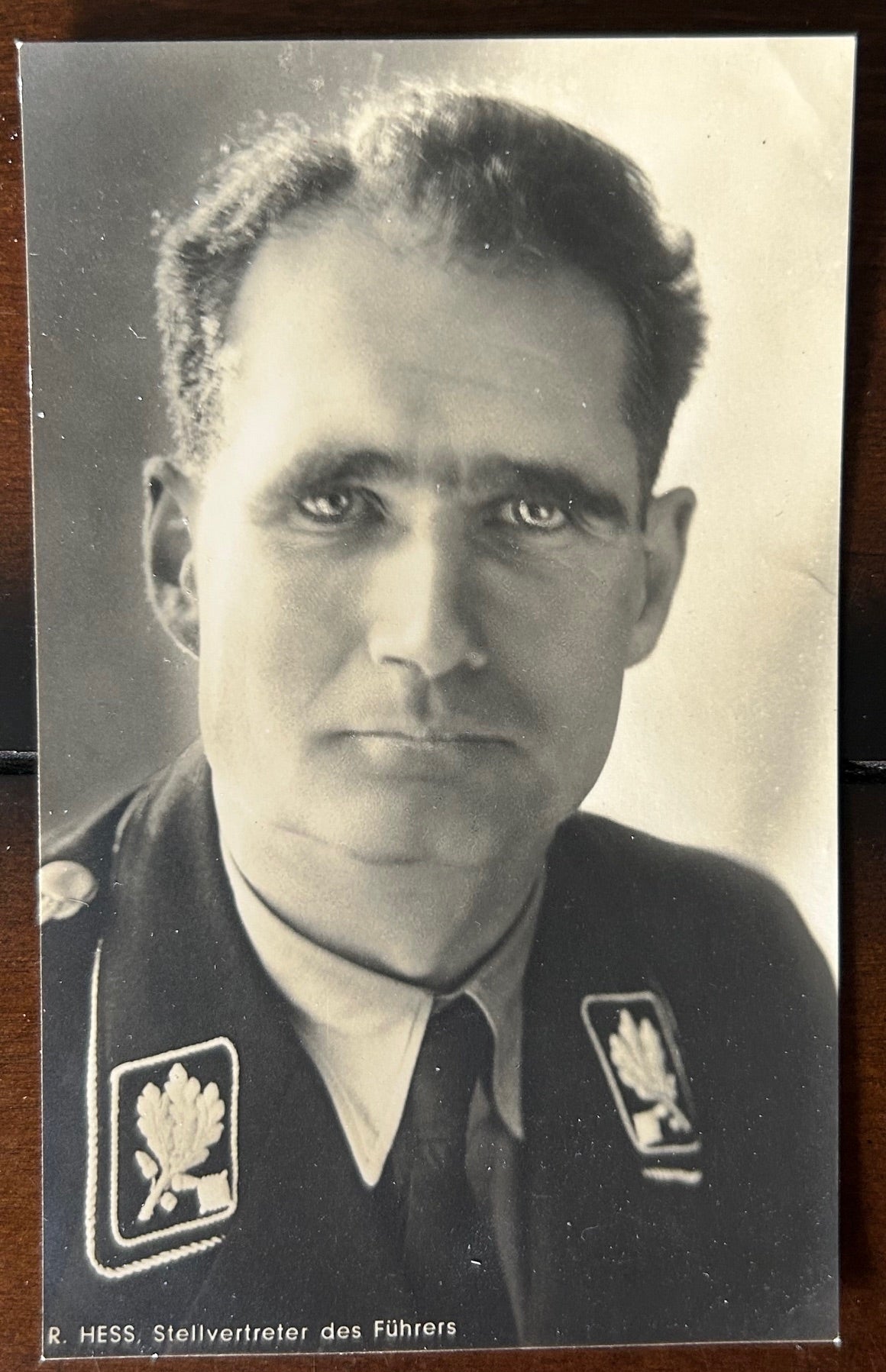 Rudolf Hess photo postcard